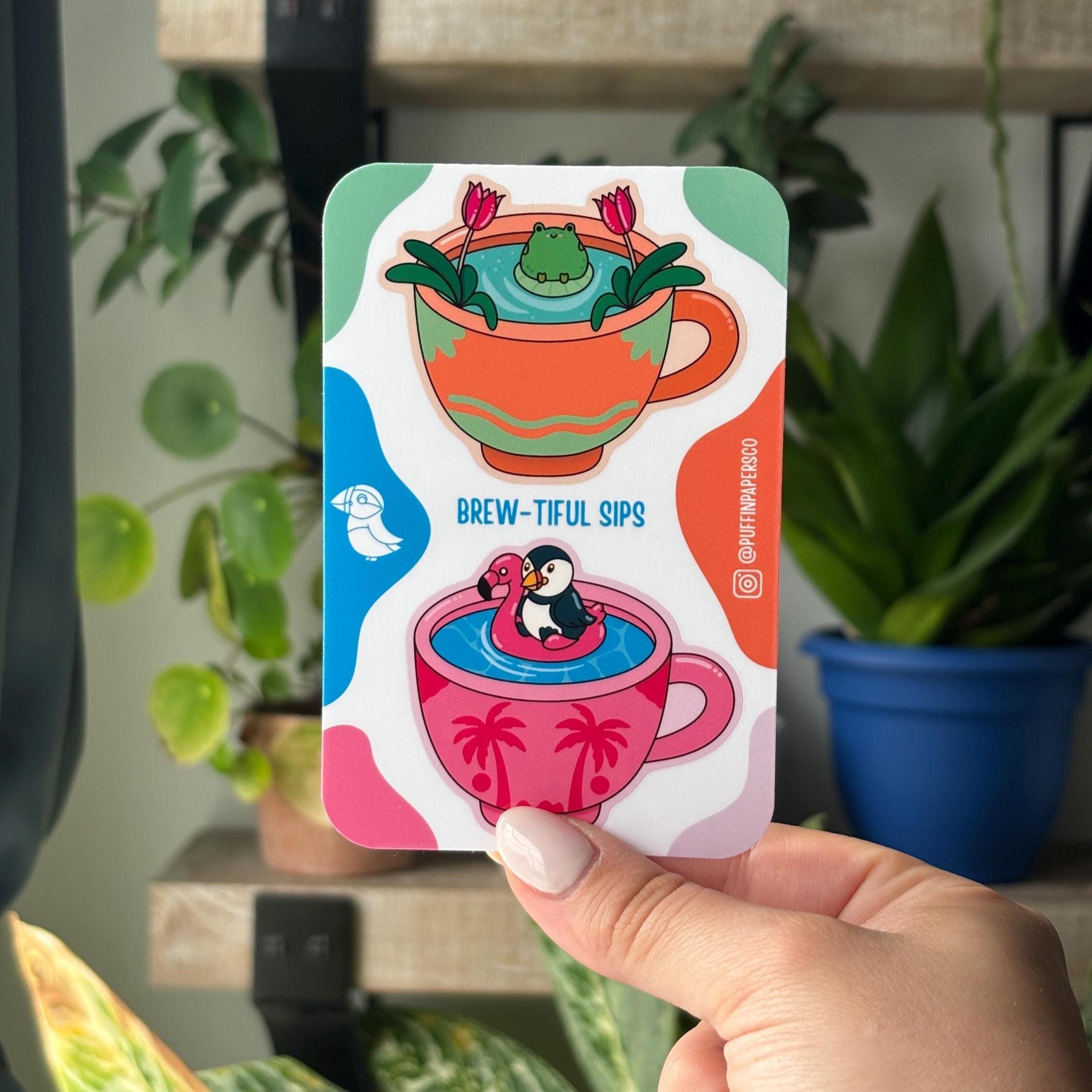 Coffee Sticker Set Vinyl Sticker