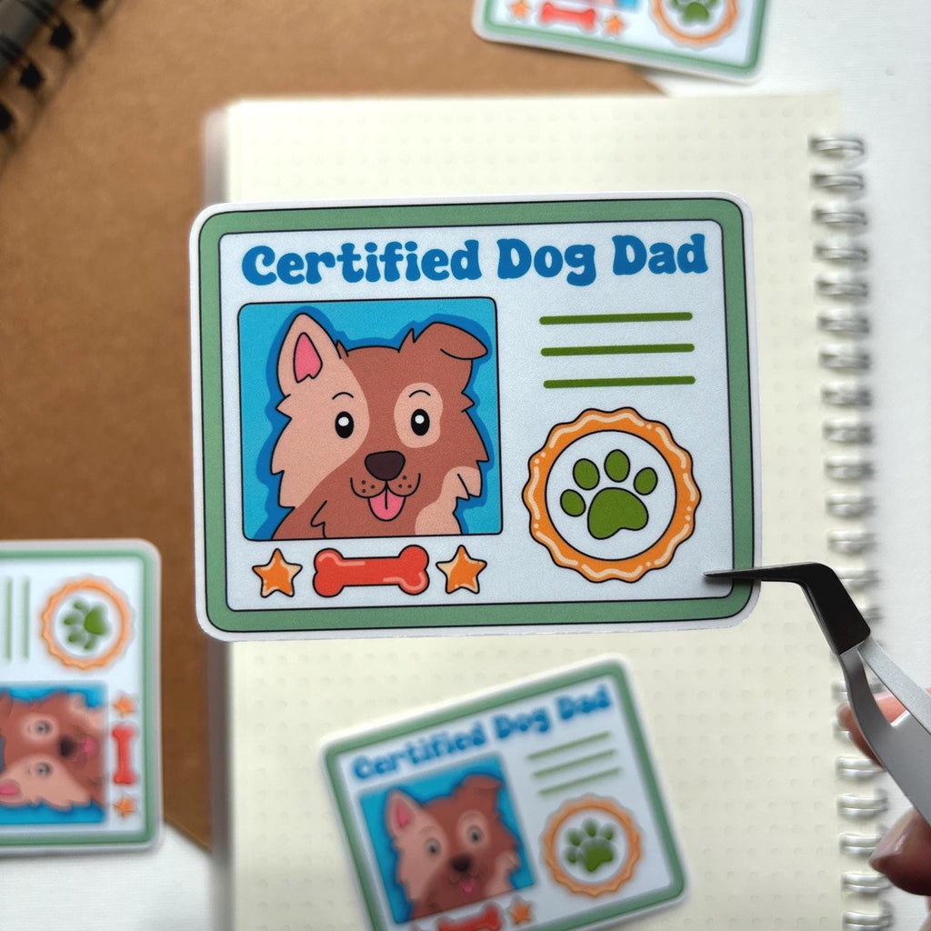 Certified Dog Parent Vinyl Sticker