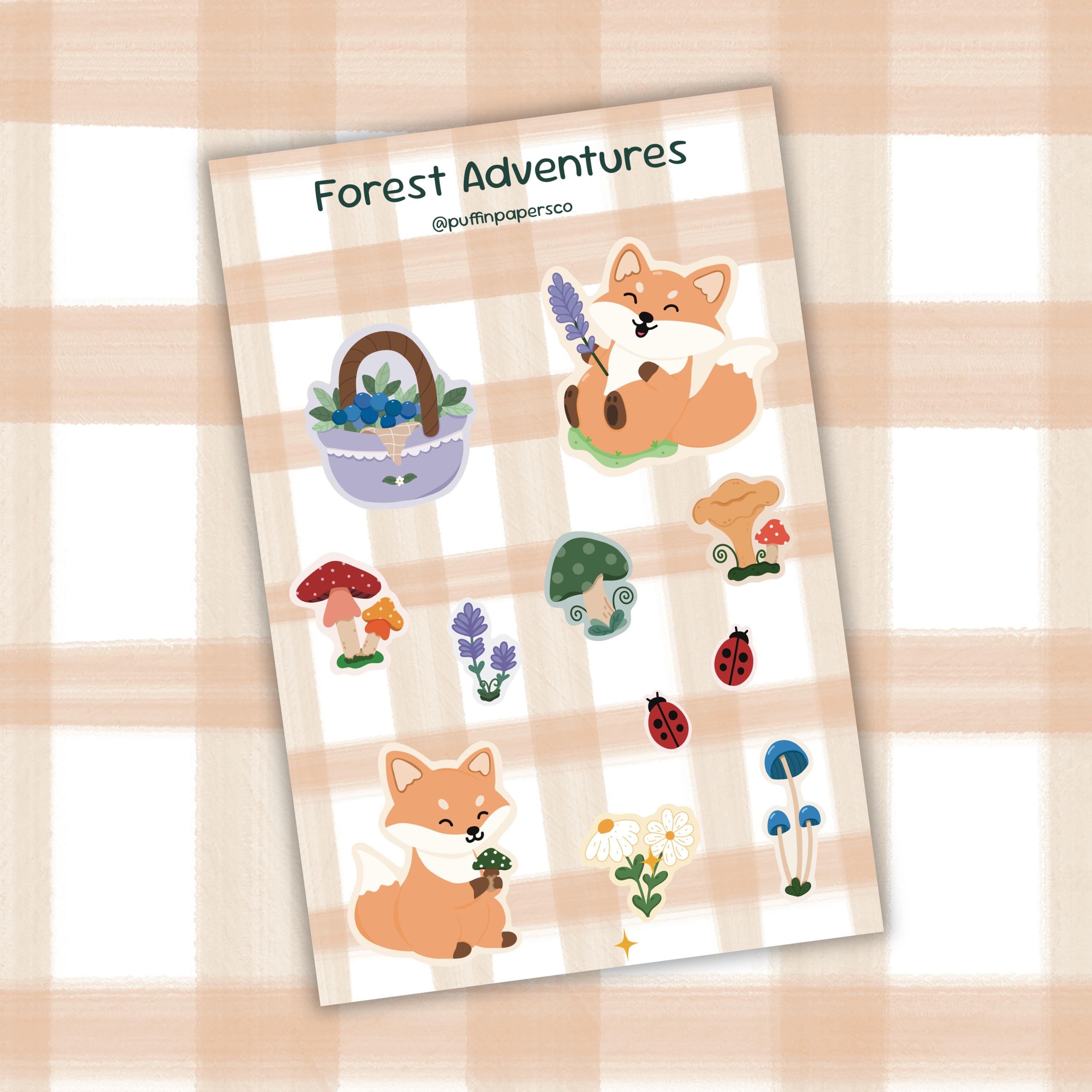 Forest Adventure Sticker Sheet