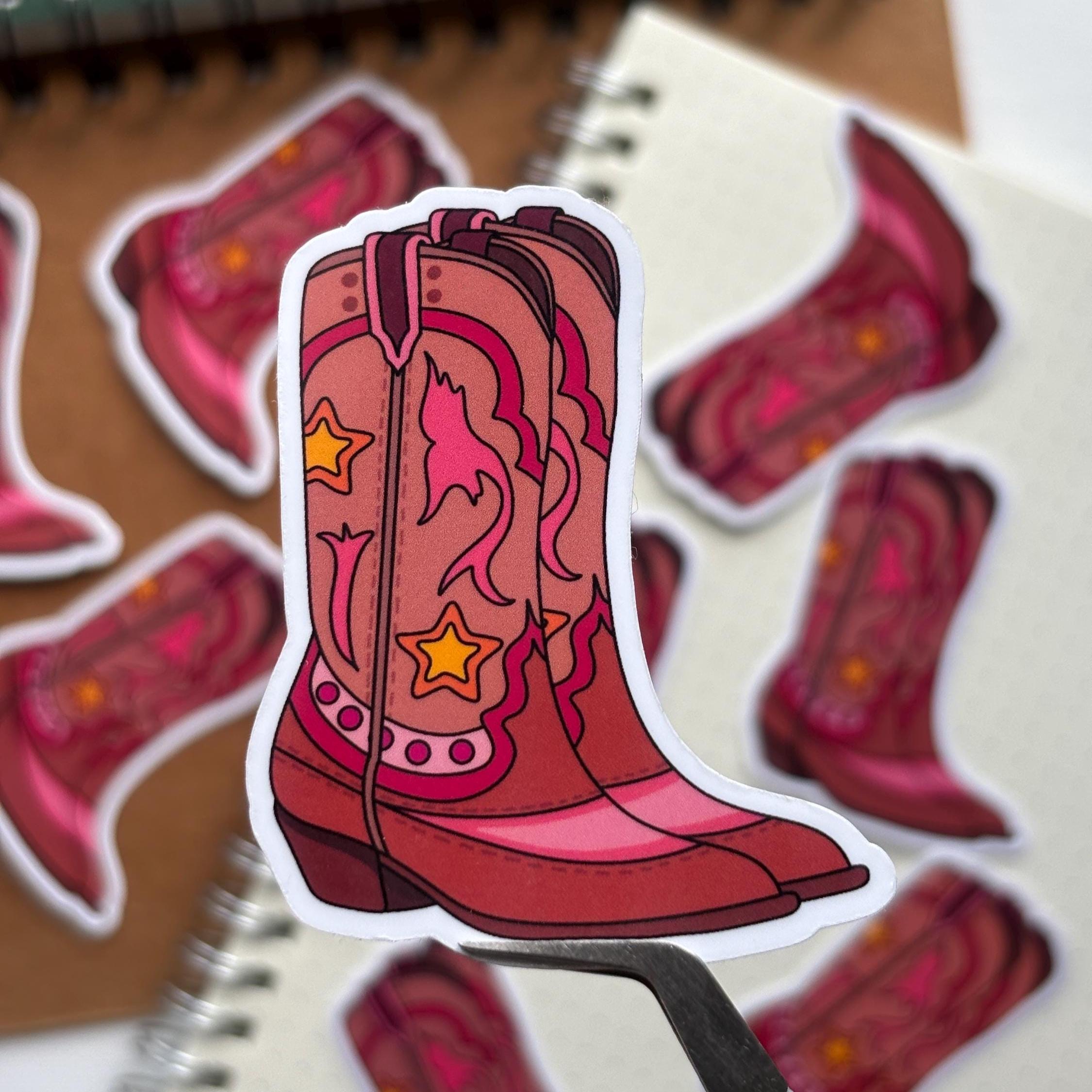 Cowboy Boots Vinyl Sticker