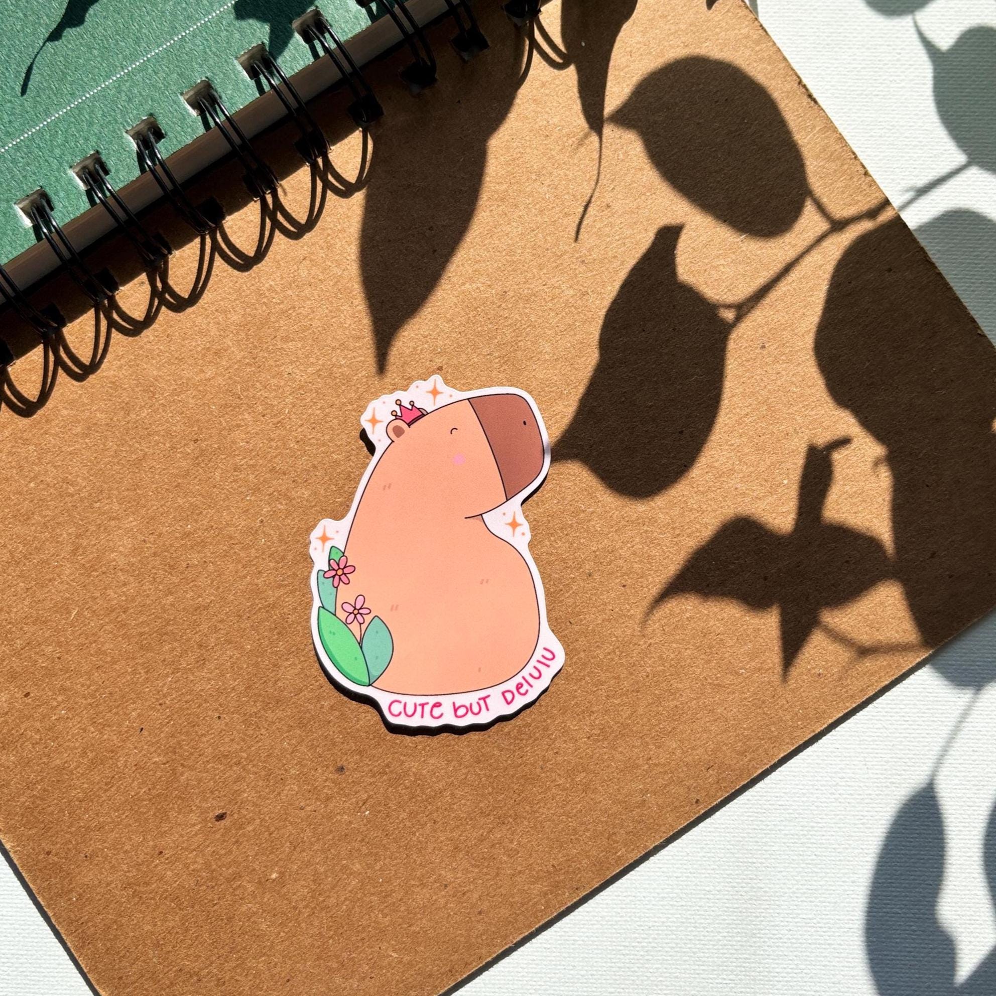 Cute But Delulu Vinyl Sticker
