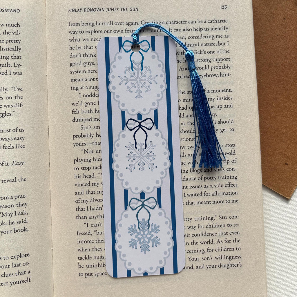 Snowflake Winter Bookmark