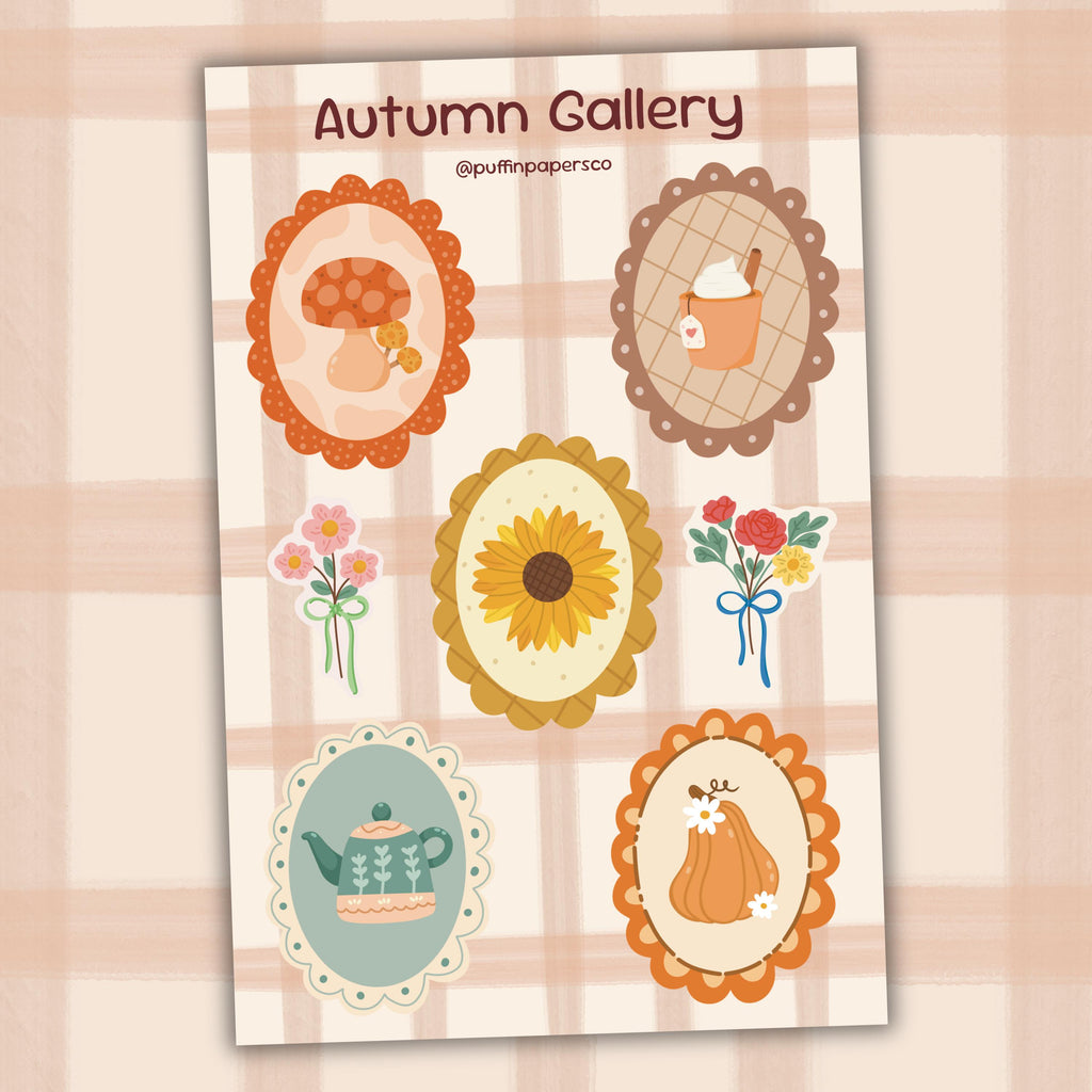 Autumn Gallery Sticker Sheet