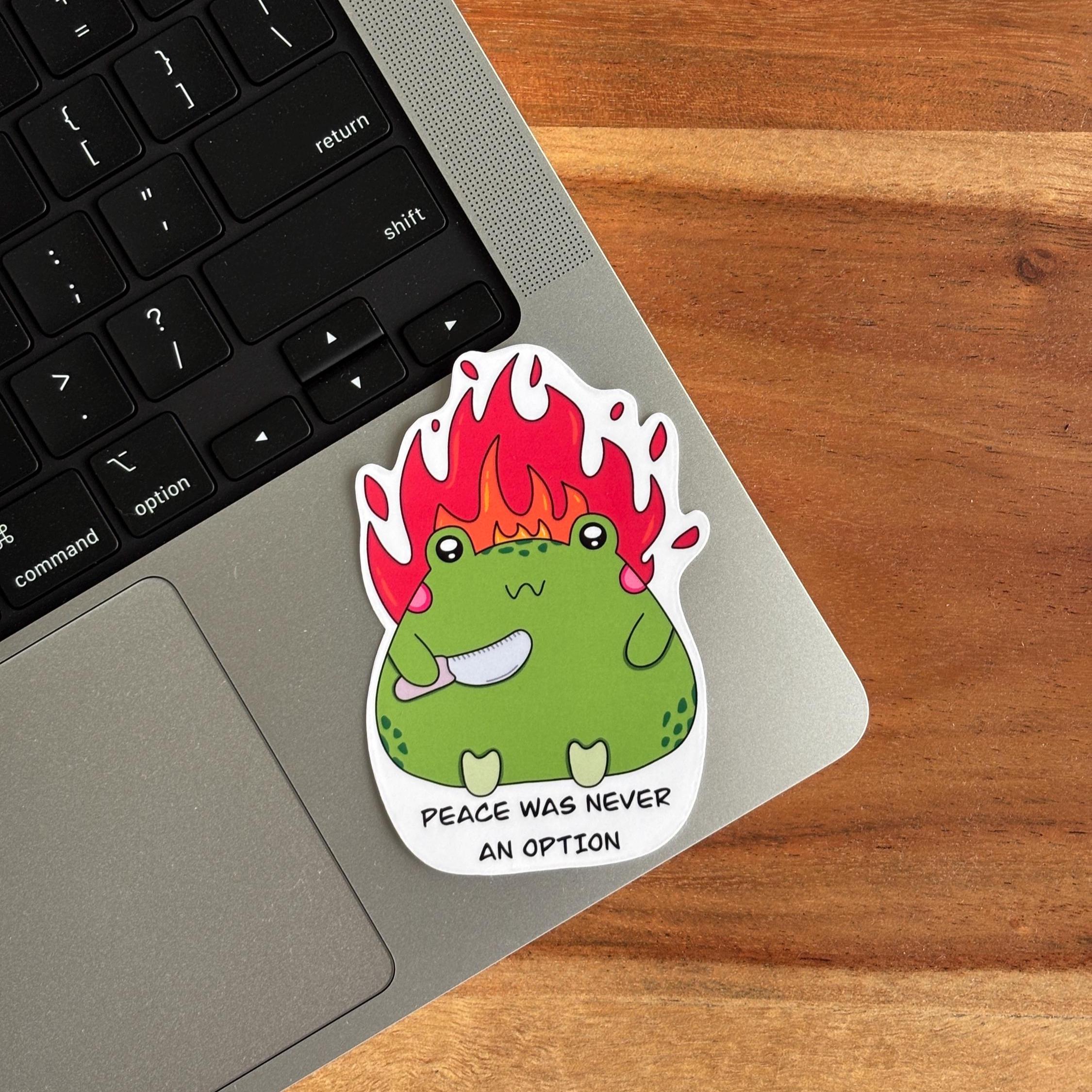 Peace Was Never an Option Sticker