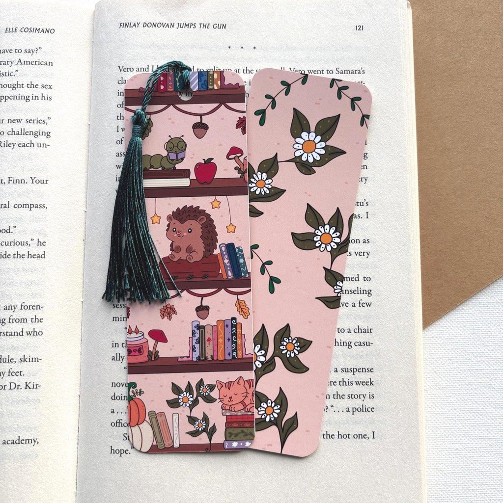 Cozy Library Bookmark