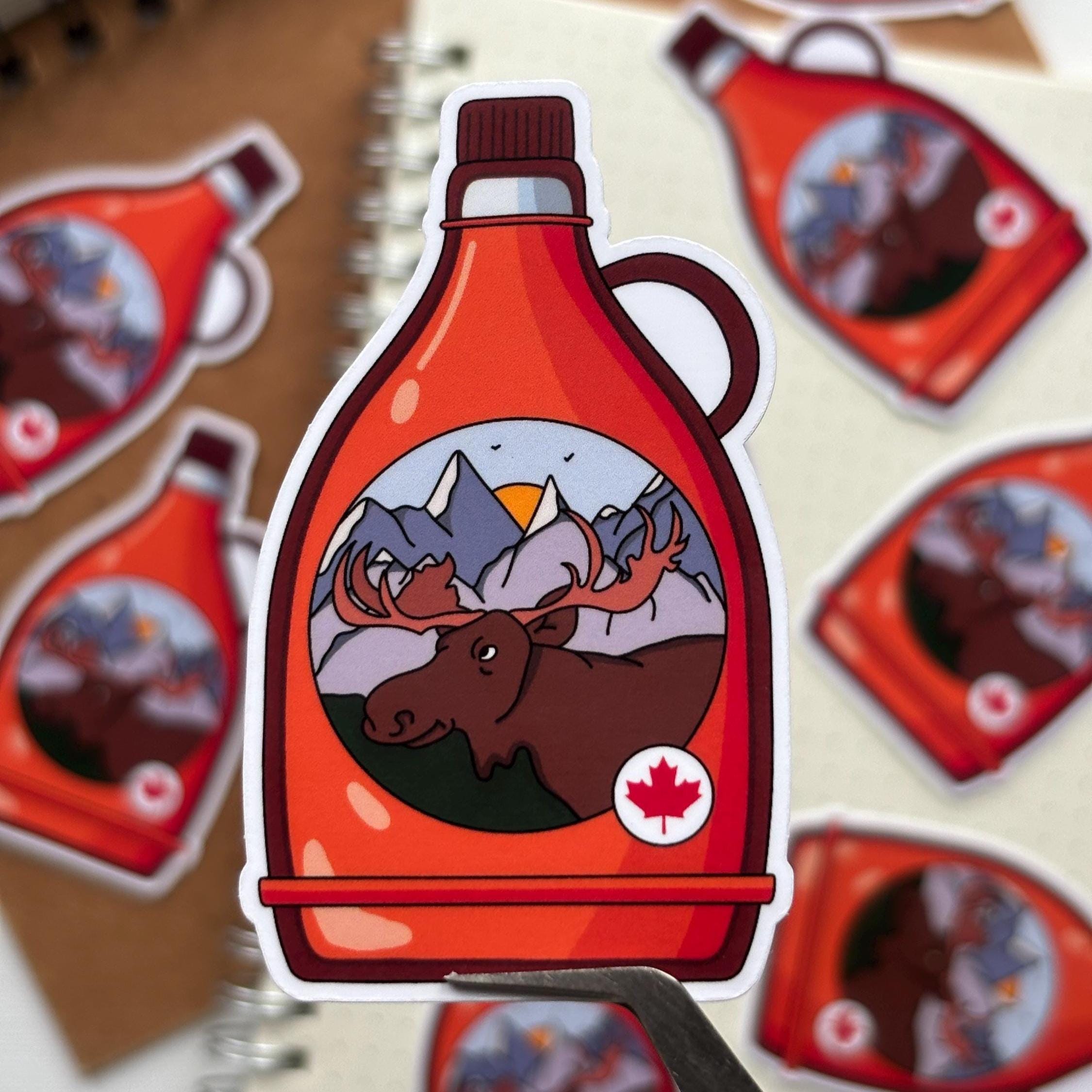 Maple Syrup Sticker Vinyl Sticker