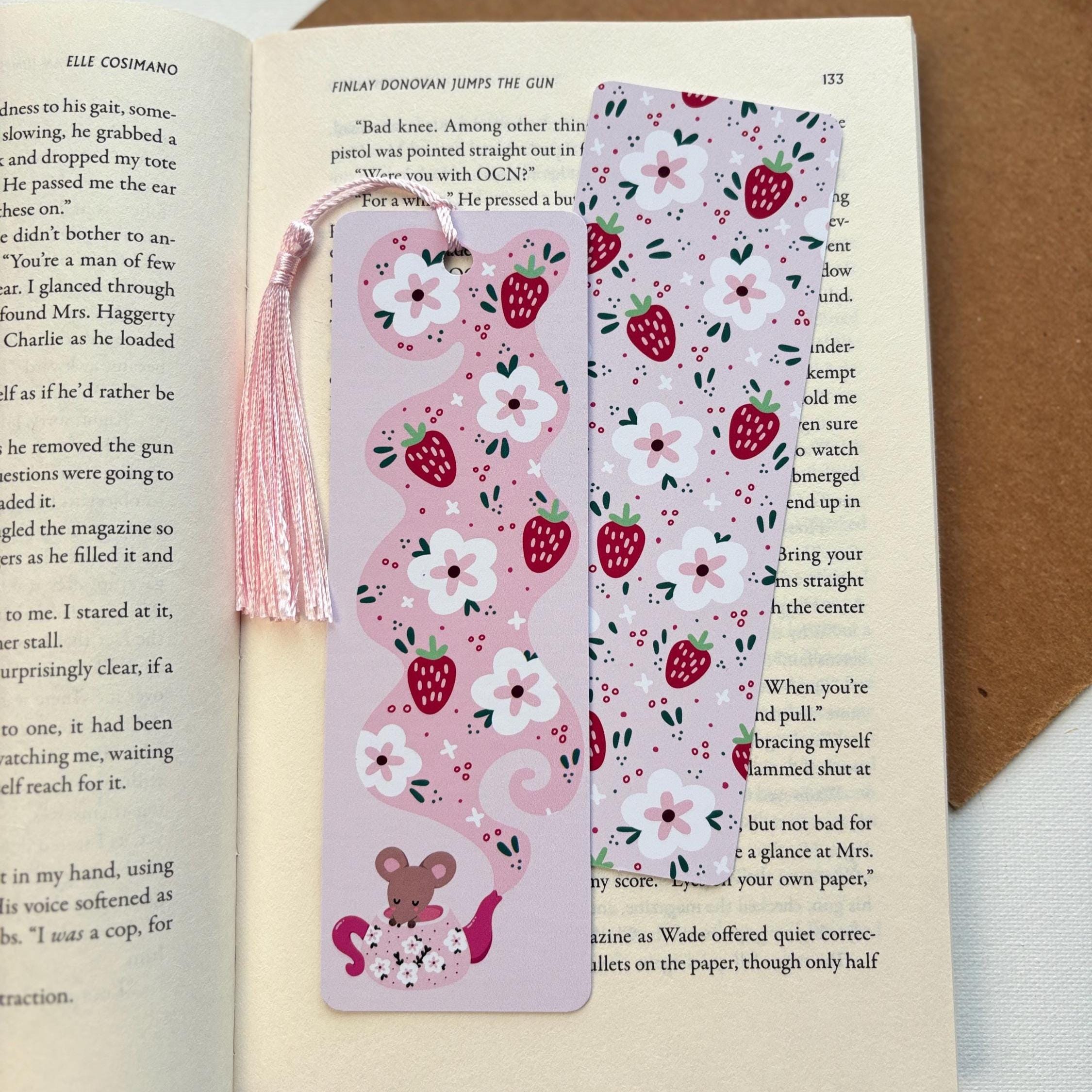 Tea Mouse Bookmark