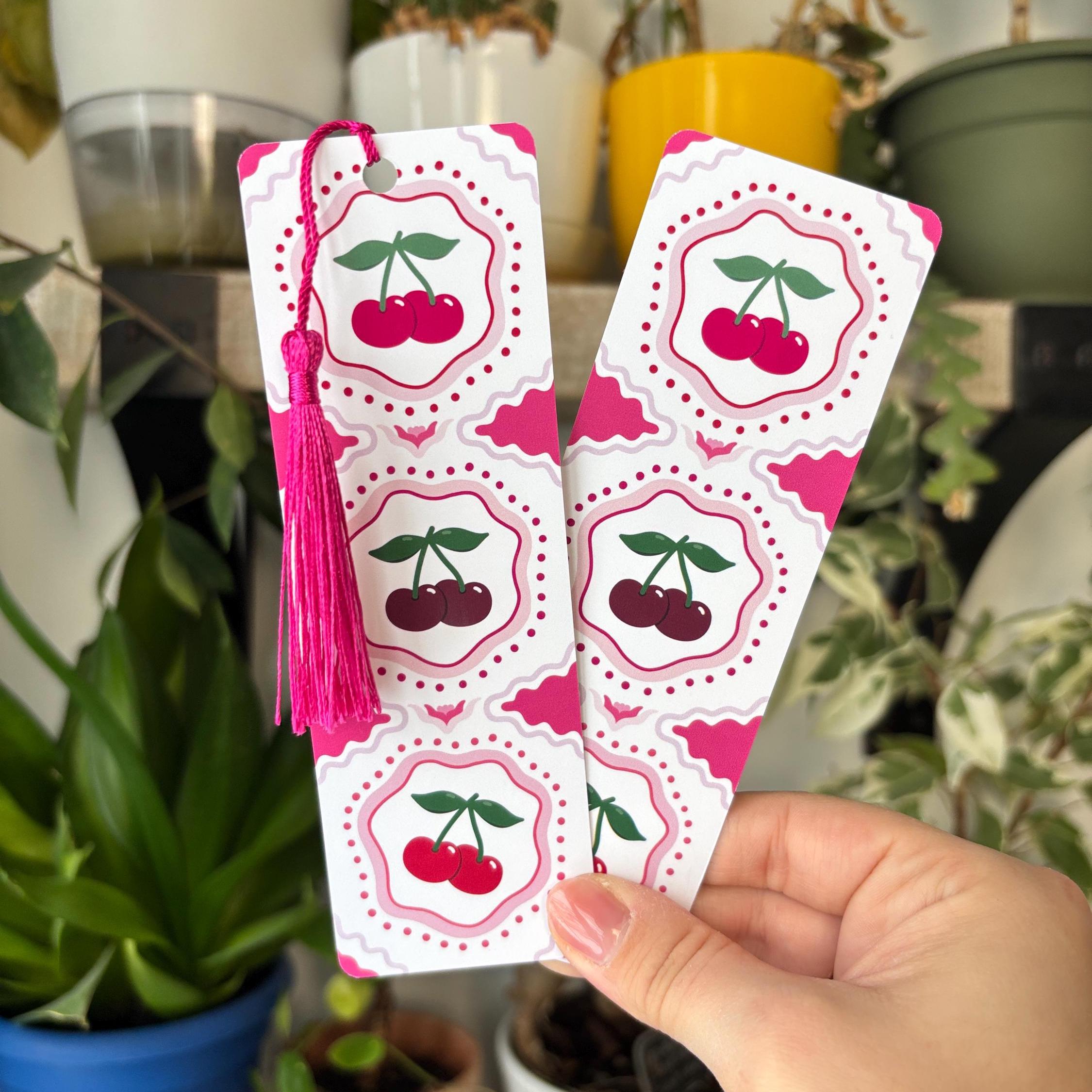 Vintage Cherry Bookmark