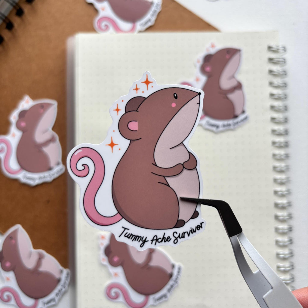 Tummy Ache Survivor Vinyl Sticker