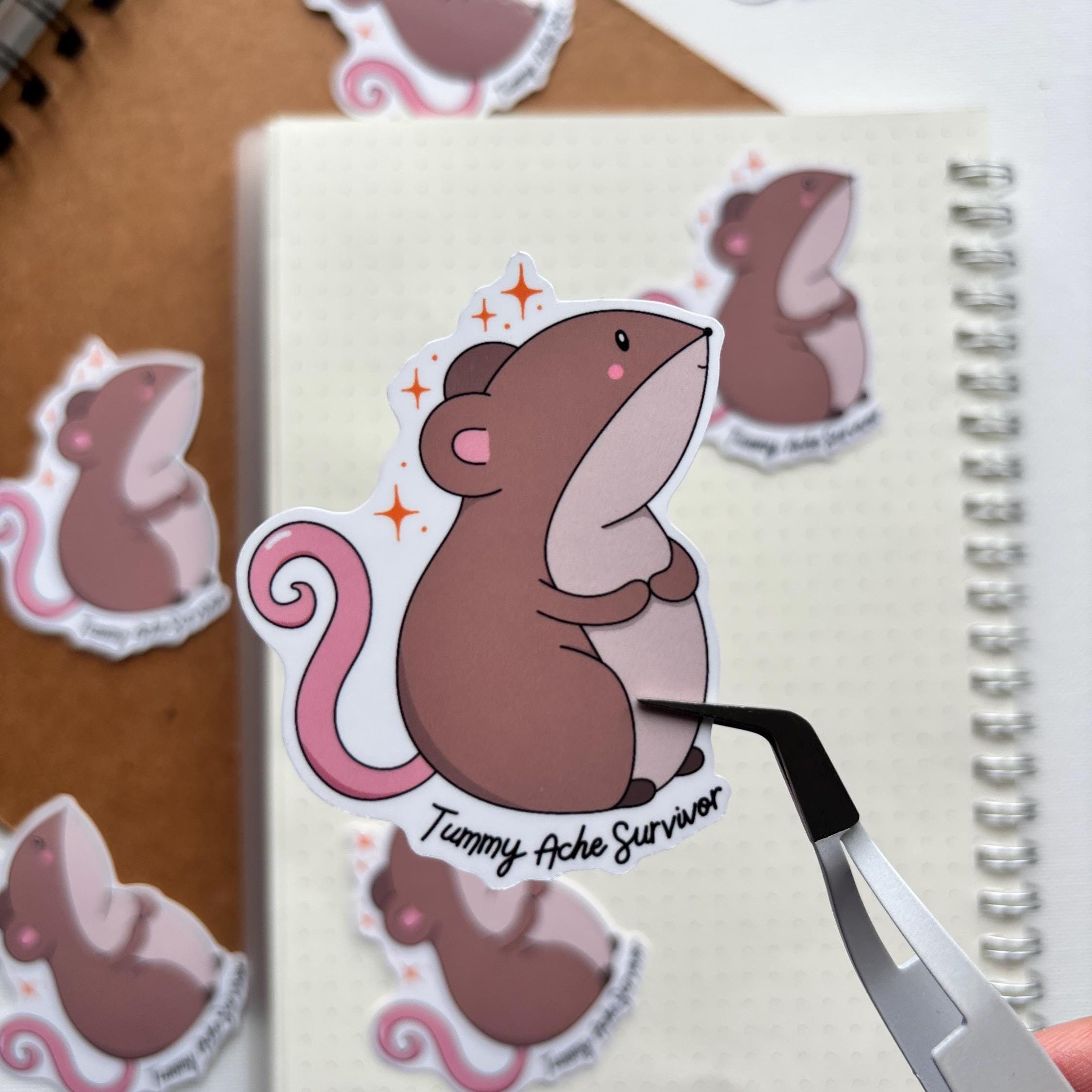 Tummy Ache Survivor Vinyl Sticker