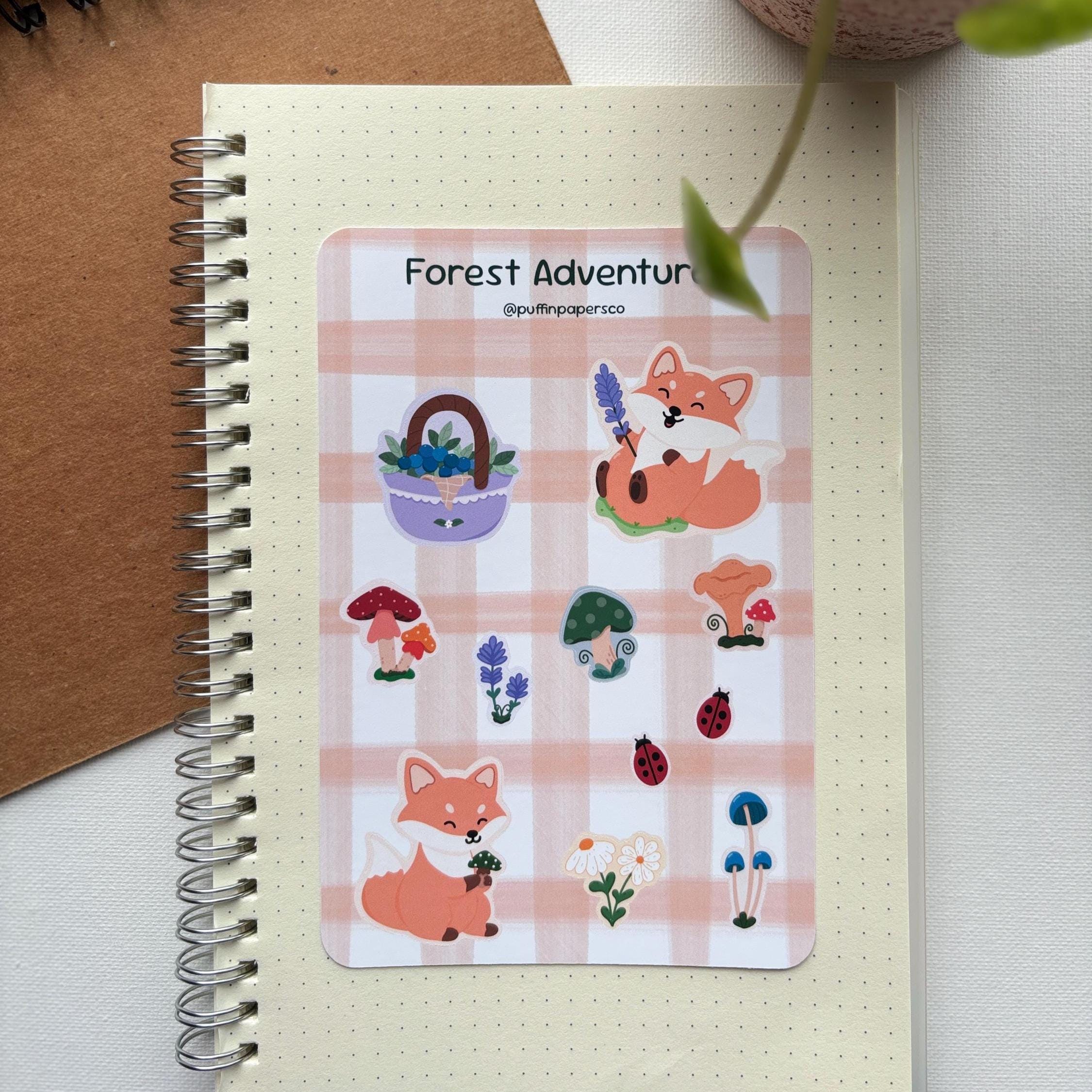 Forest Adventure Sticker Sheet
