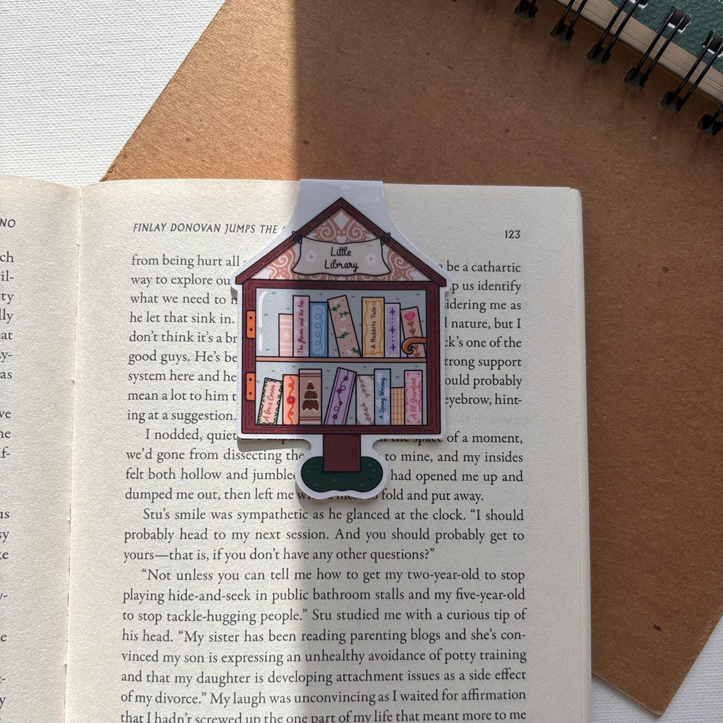 Tiny Free Library Magnetic Bookmark