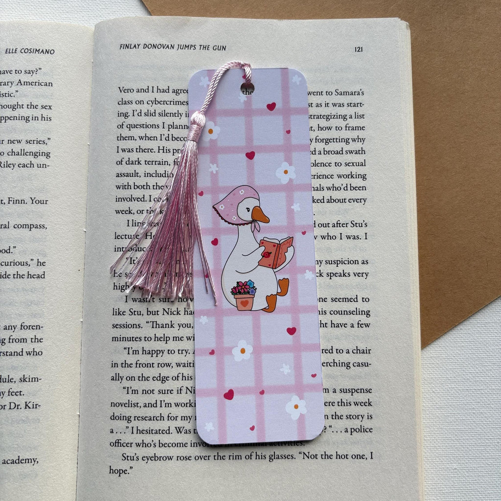 Spring Goose Reading Bookmark