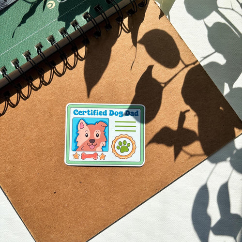 Certified Dog Parent Vinyl Sticker