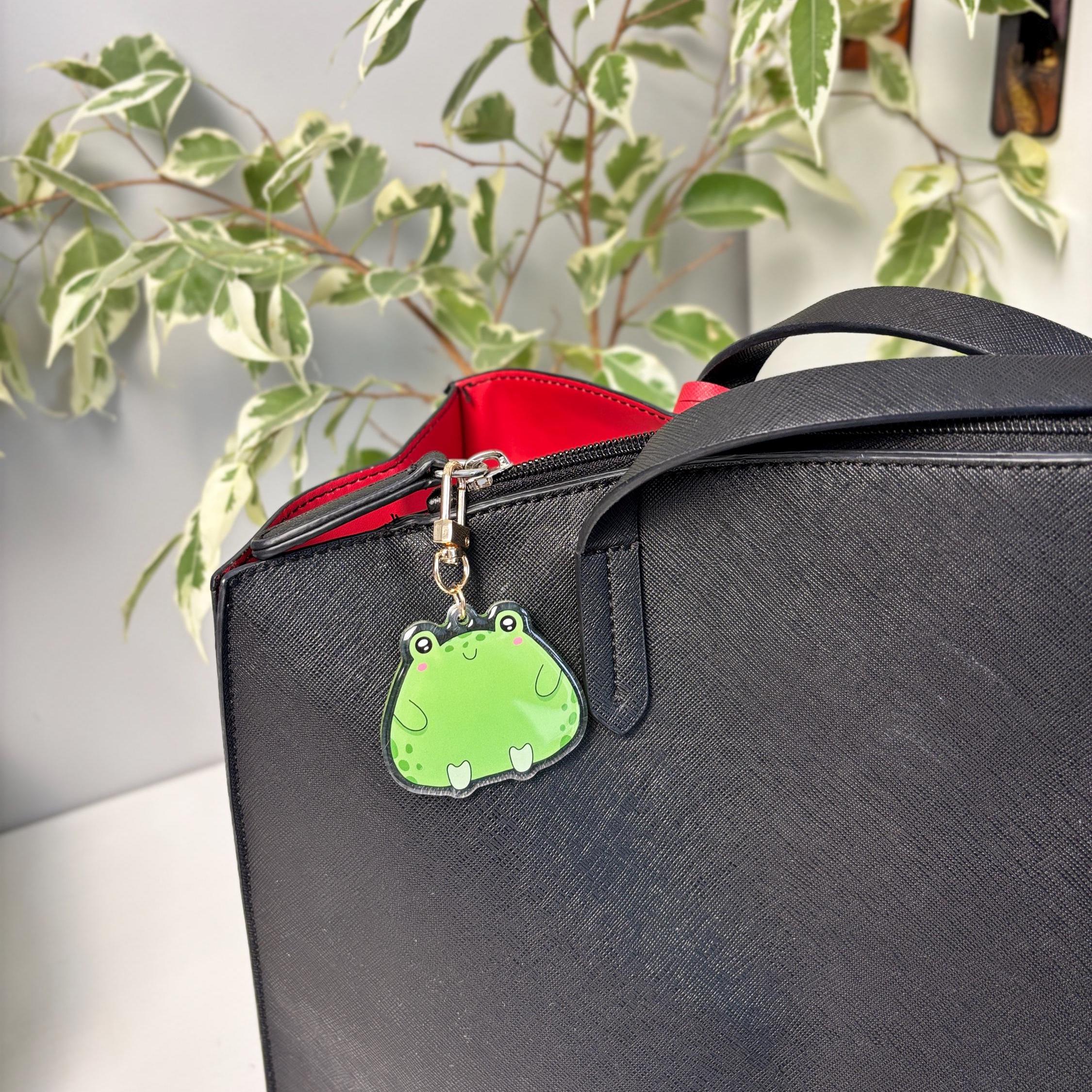 Chunky Frog Acrylic Keychain