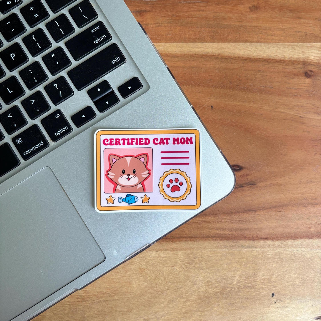 Certified Cat Parent Vinyl Sticker