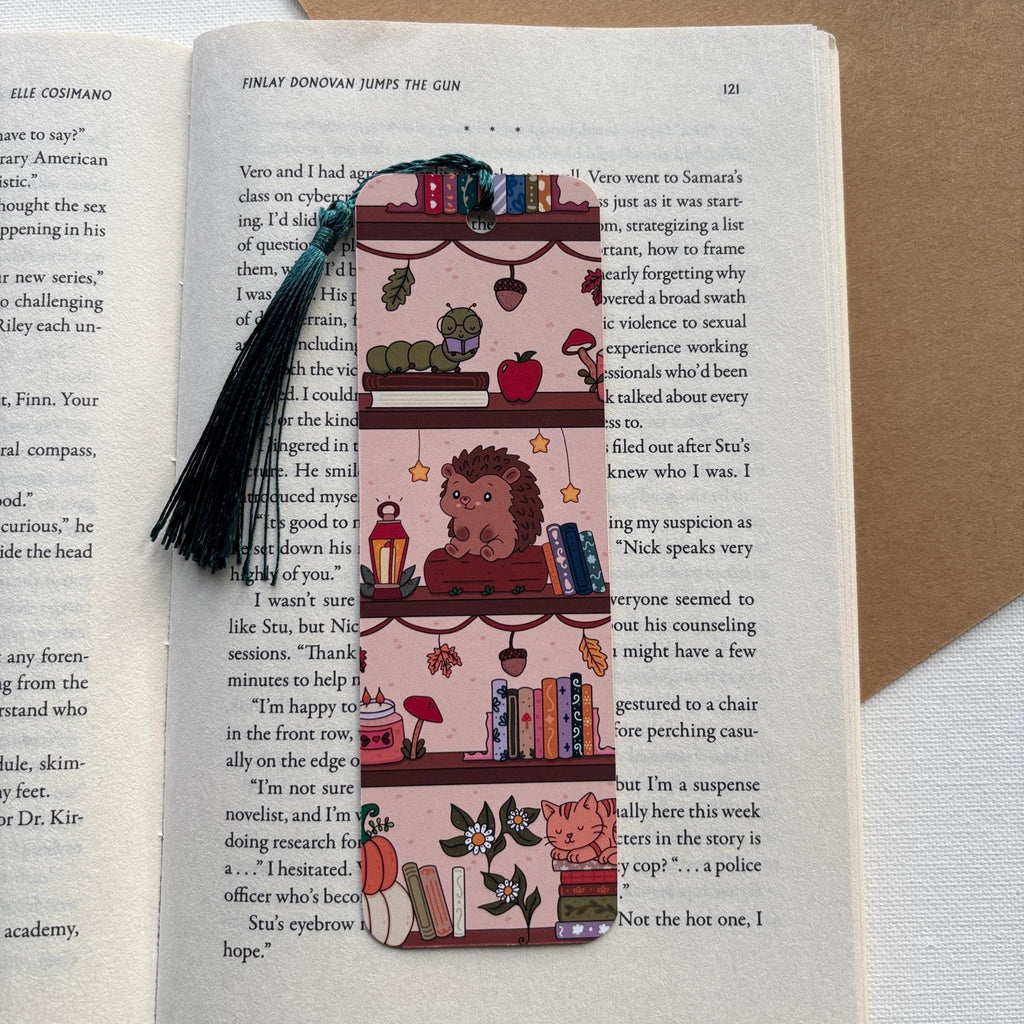 Cozy Library Bookmark