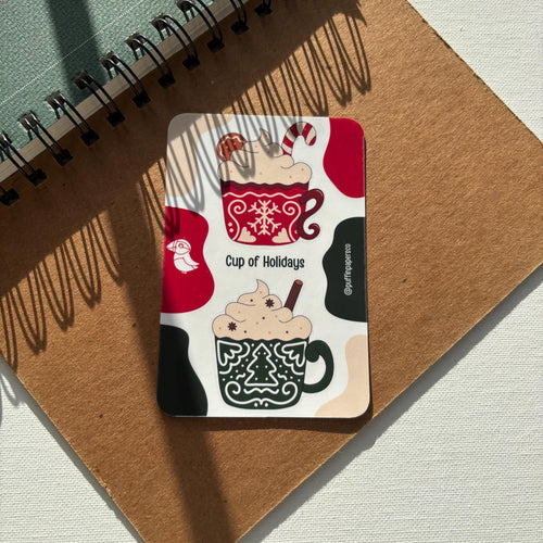 Christmas Coffee Sticker Set