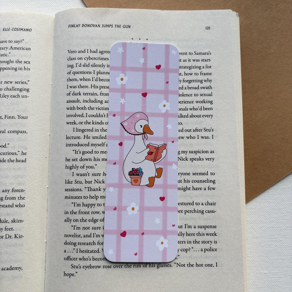 Spring Goose Reading Bookmark
