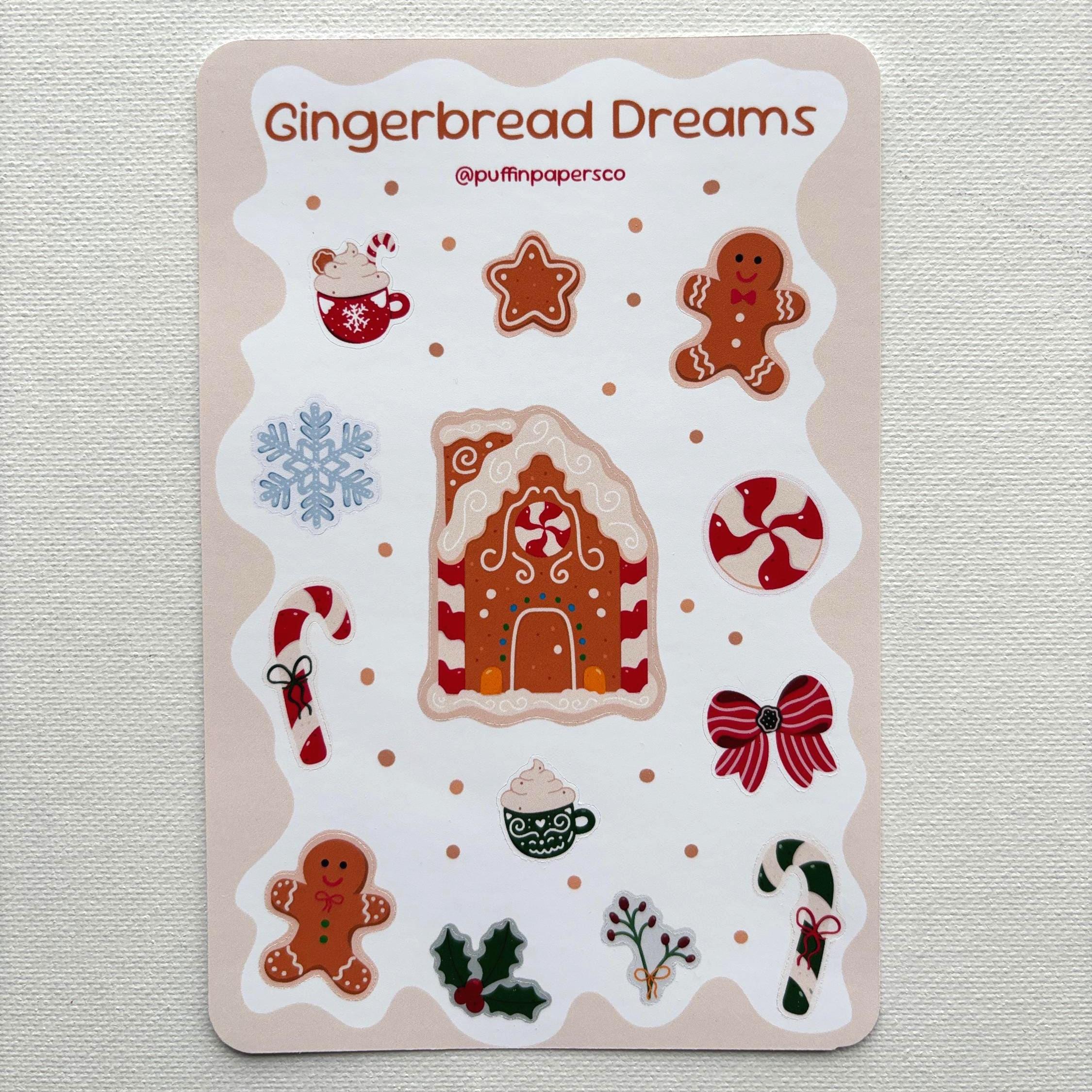 Gingerbread Dreams Sticker Sheet