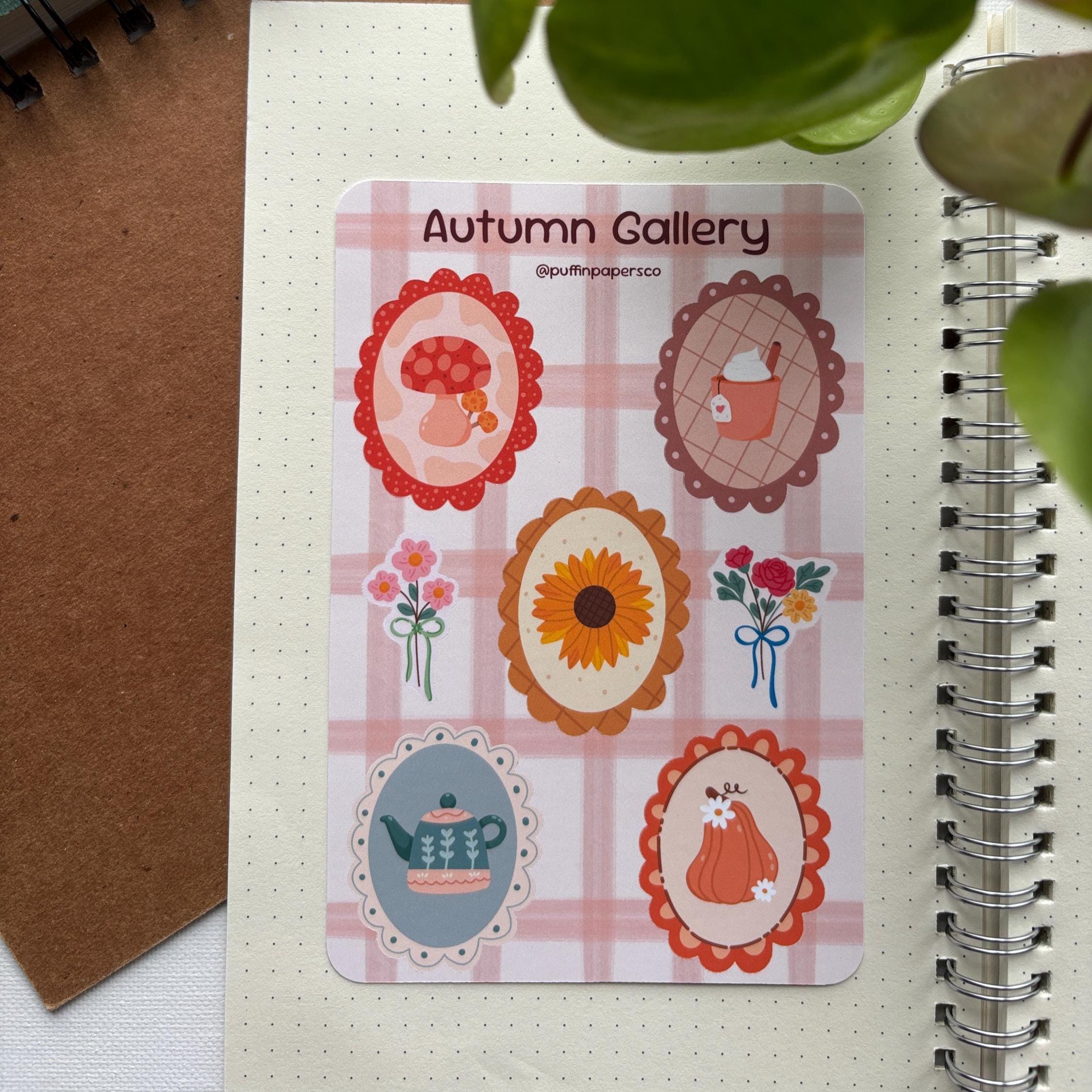 Autumn Gallery Sticker Sheet