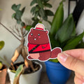 Canadian Mountie Beaver Vinyl Sticker