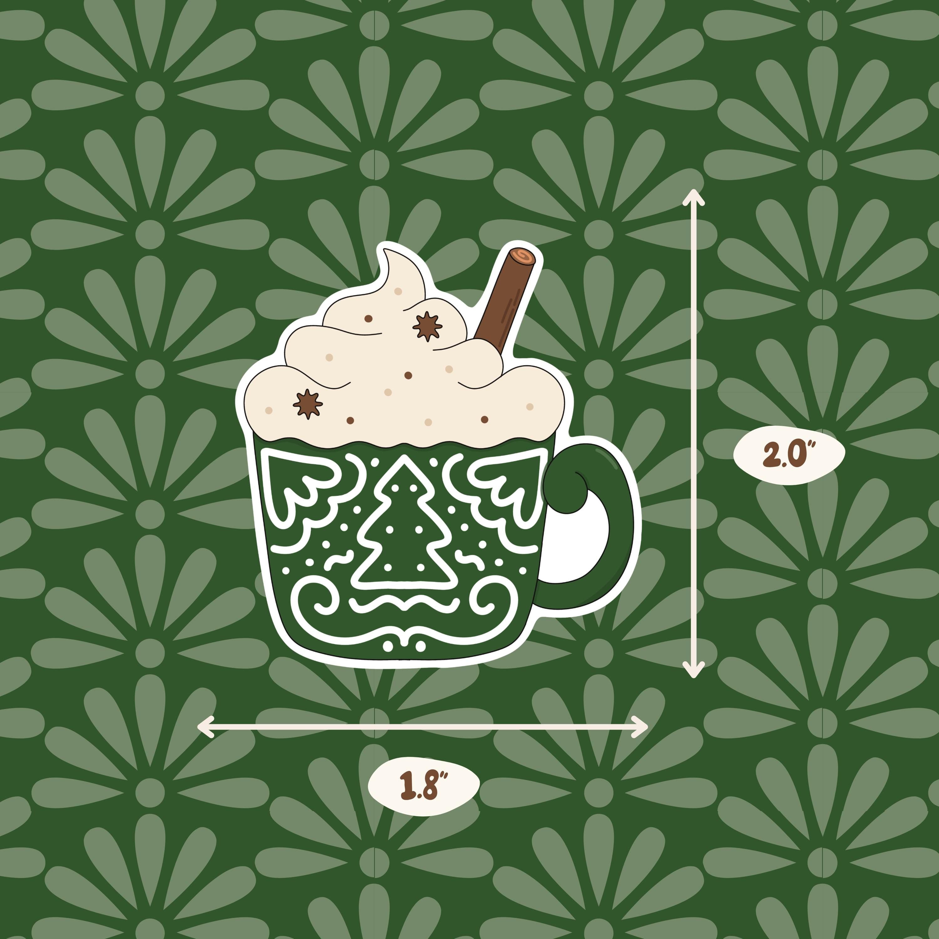 Christmas Coffee Sticker Set