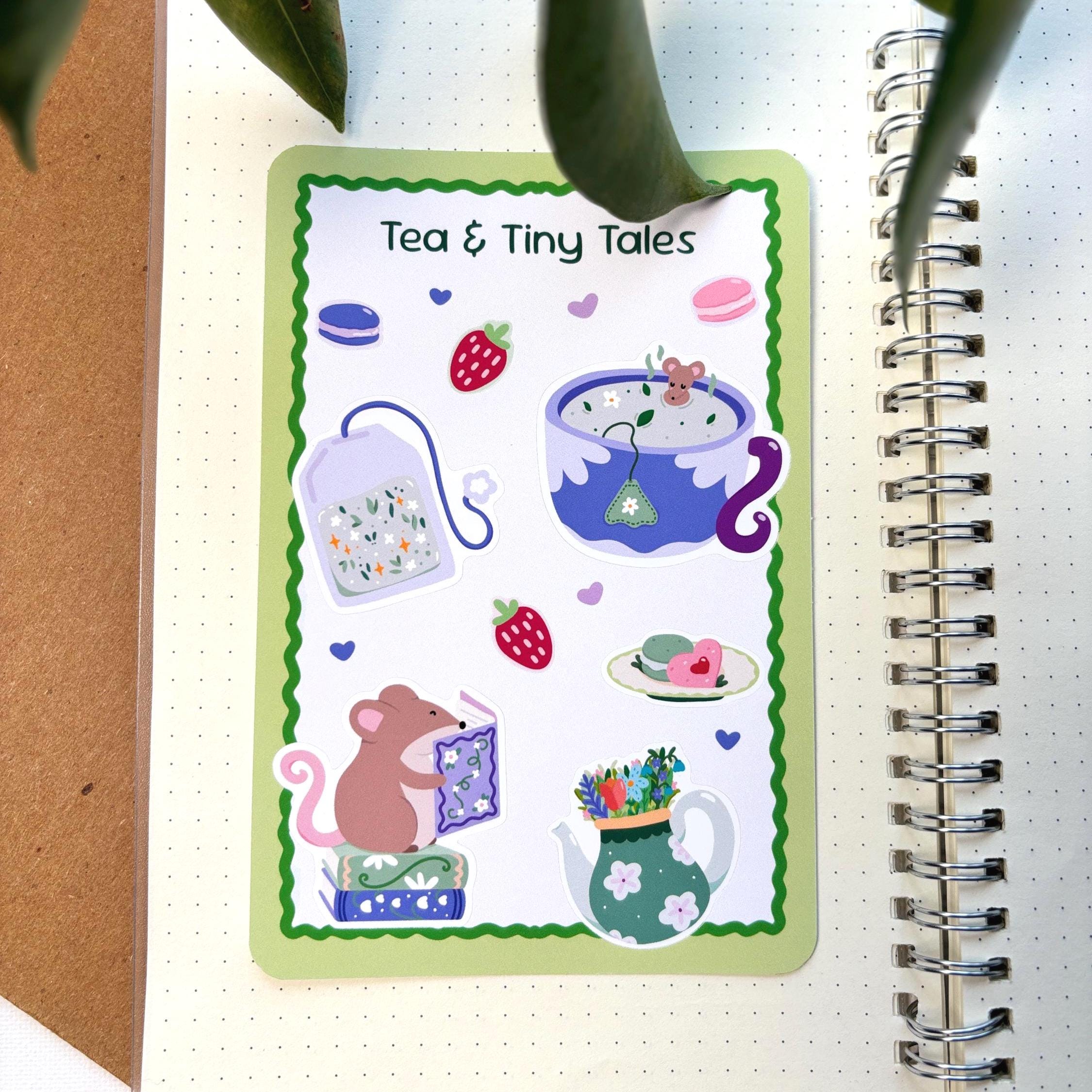 Tea & Tiny Tales Sticker Sheet