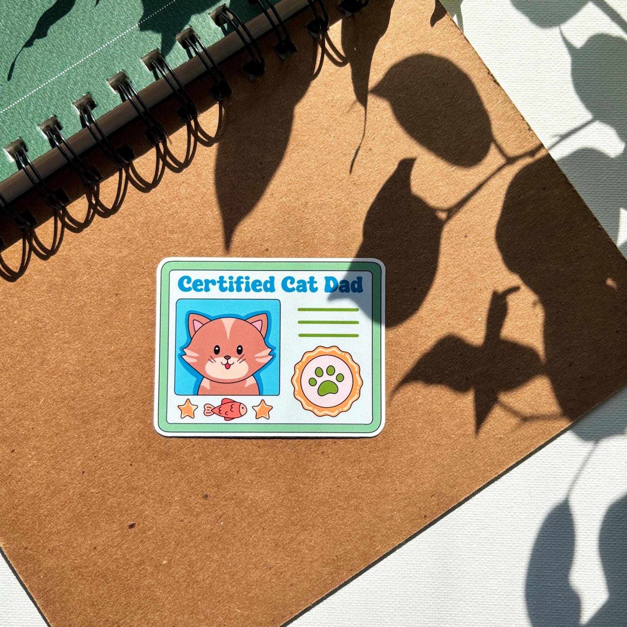 Certified Cat Parent Vinyl Sticker
