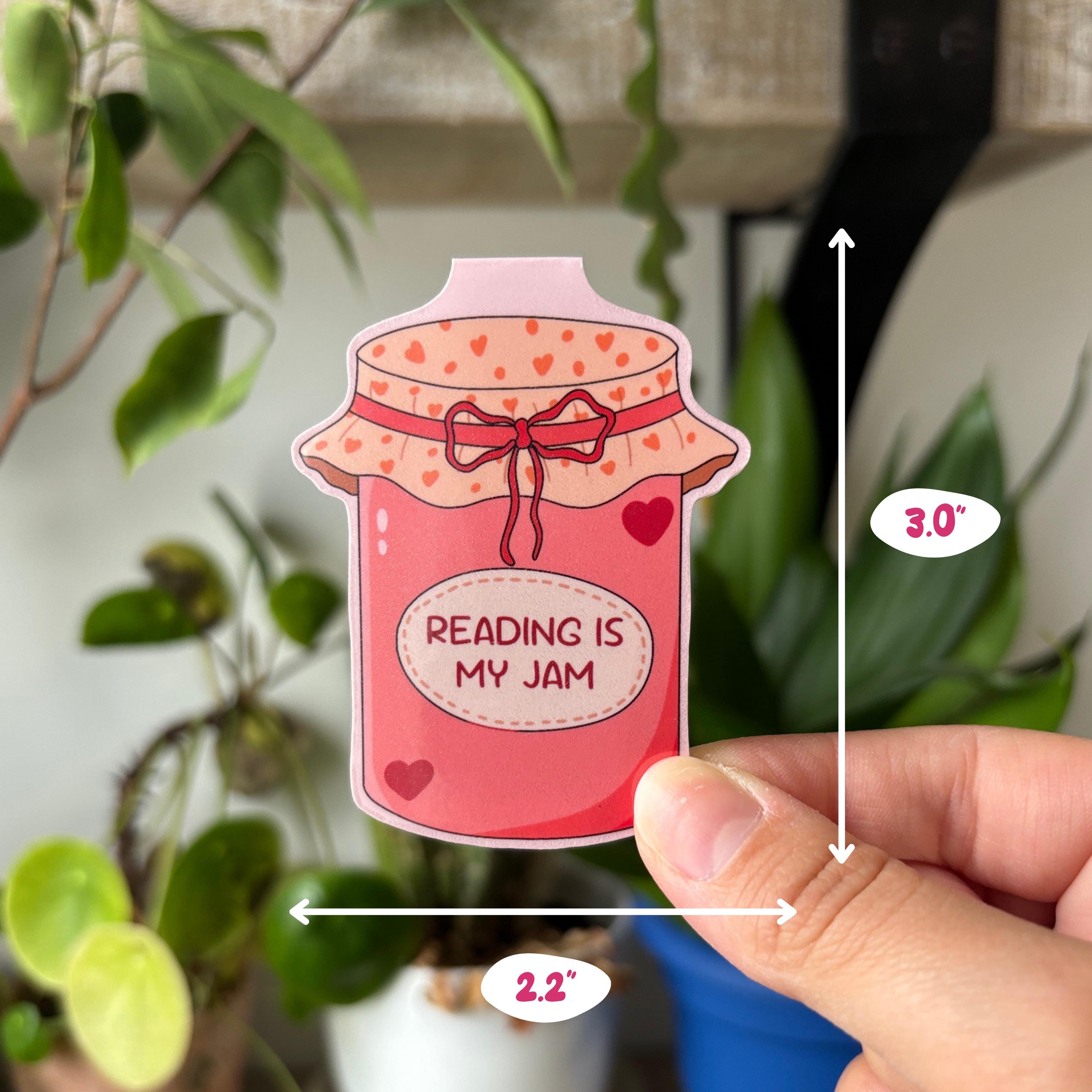 Reading Is My Jam Magnetic Bookmark
