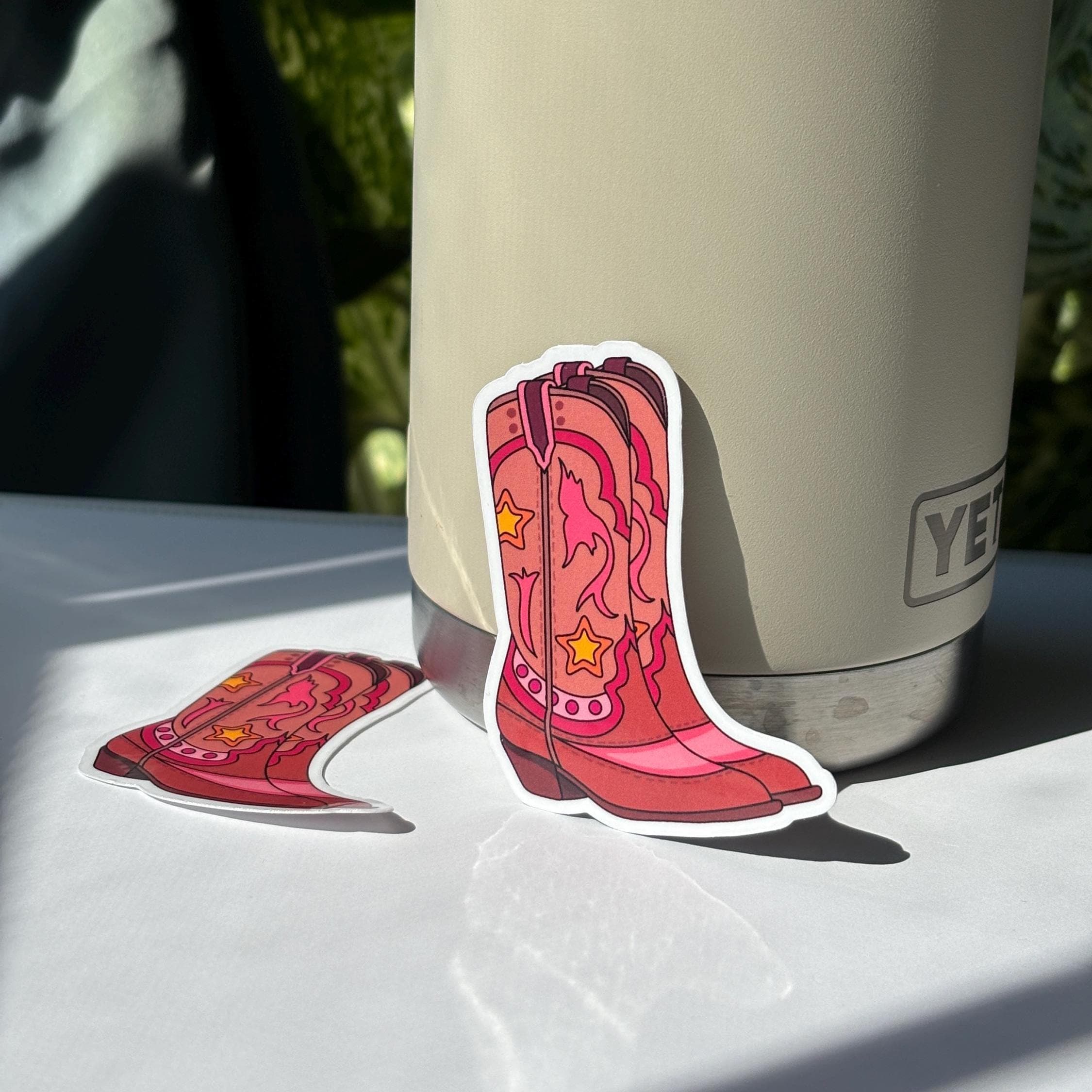 Cowboy Boots Vinyl Sticker