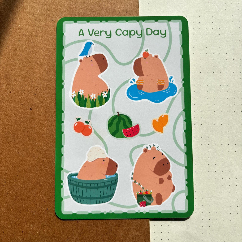 A Very Capy Day Sticker Sheet