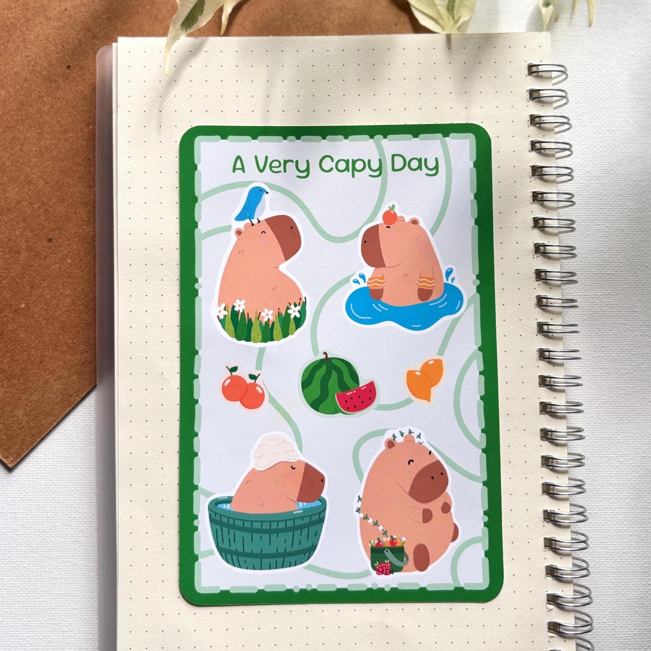 A Very Capy Day Sticker Sheet