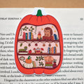 Pumpkin Library Magnetic Bookmark