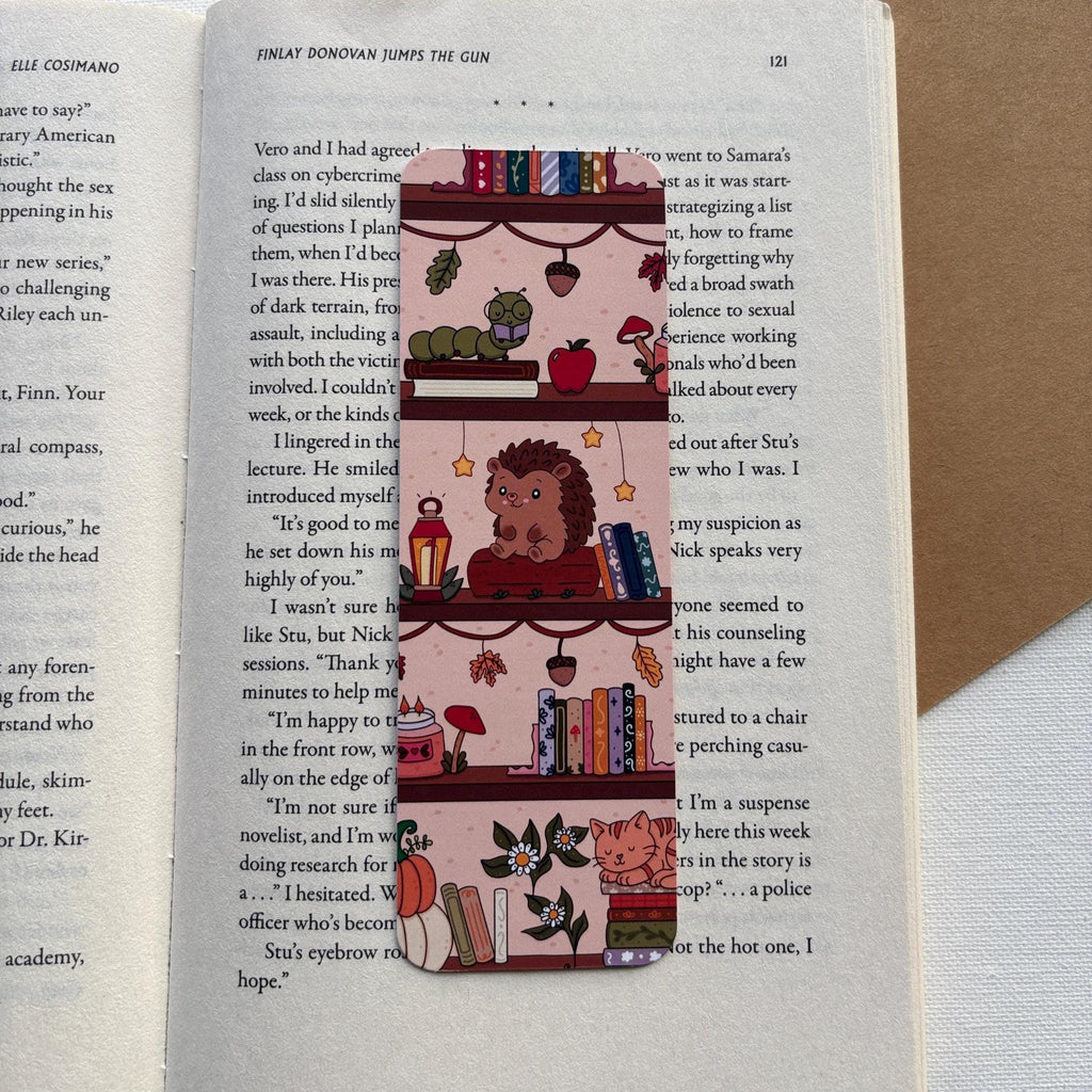 Cozy Library Bookmark