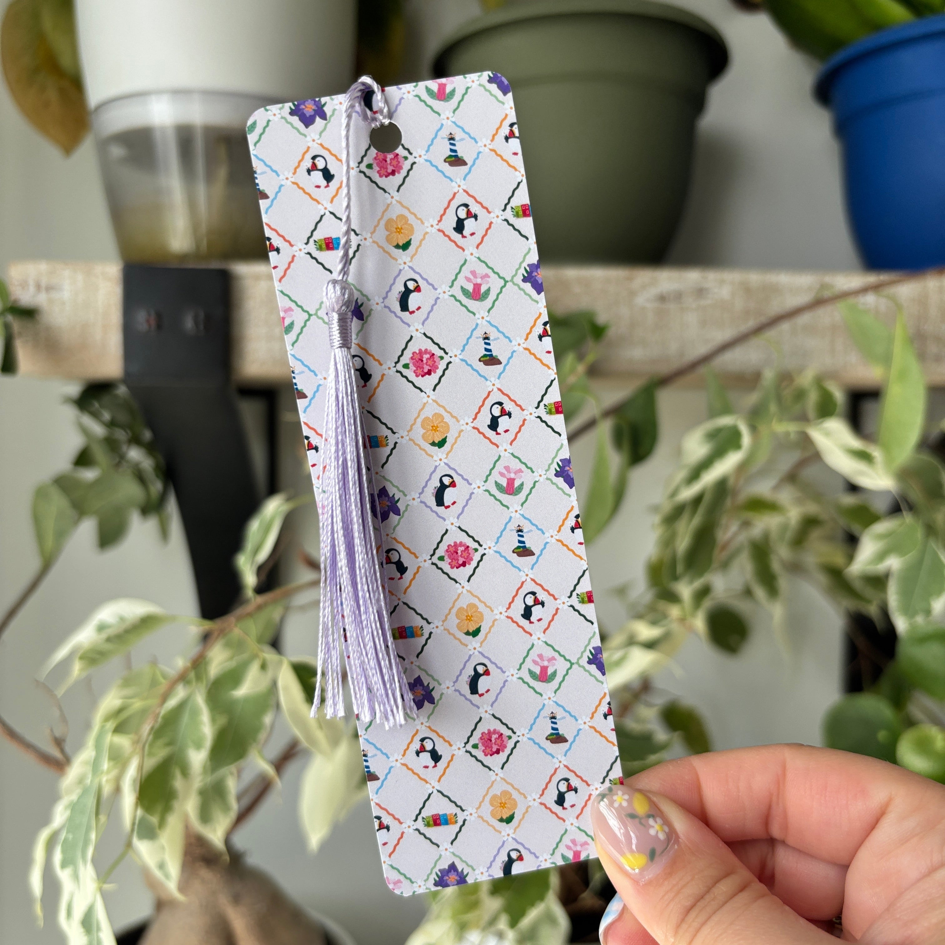 Puffins in Spring Bookmark