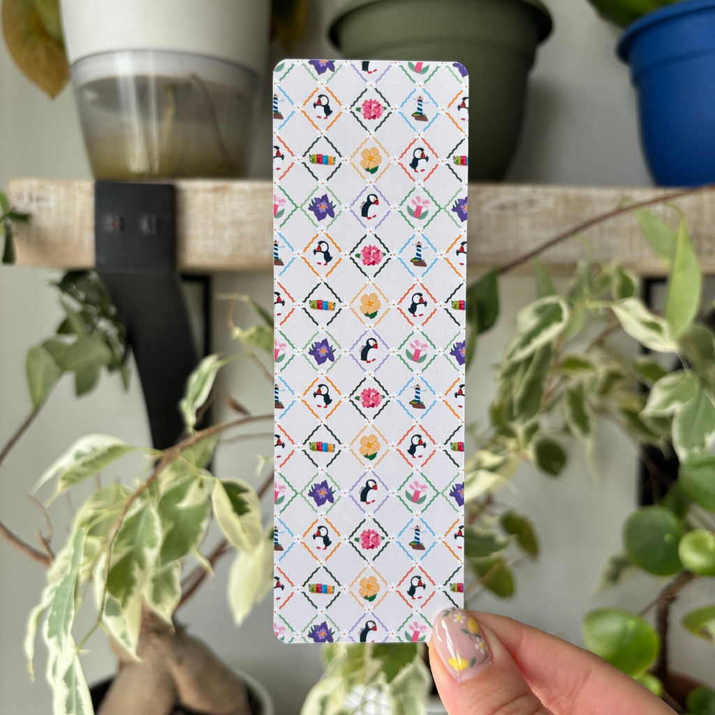 Puffins in Spring Bookmark