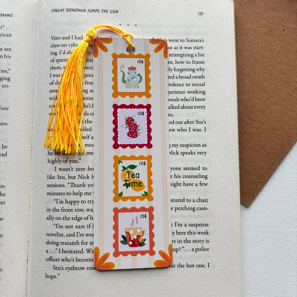 Spring Stamps Bookmark