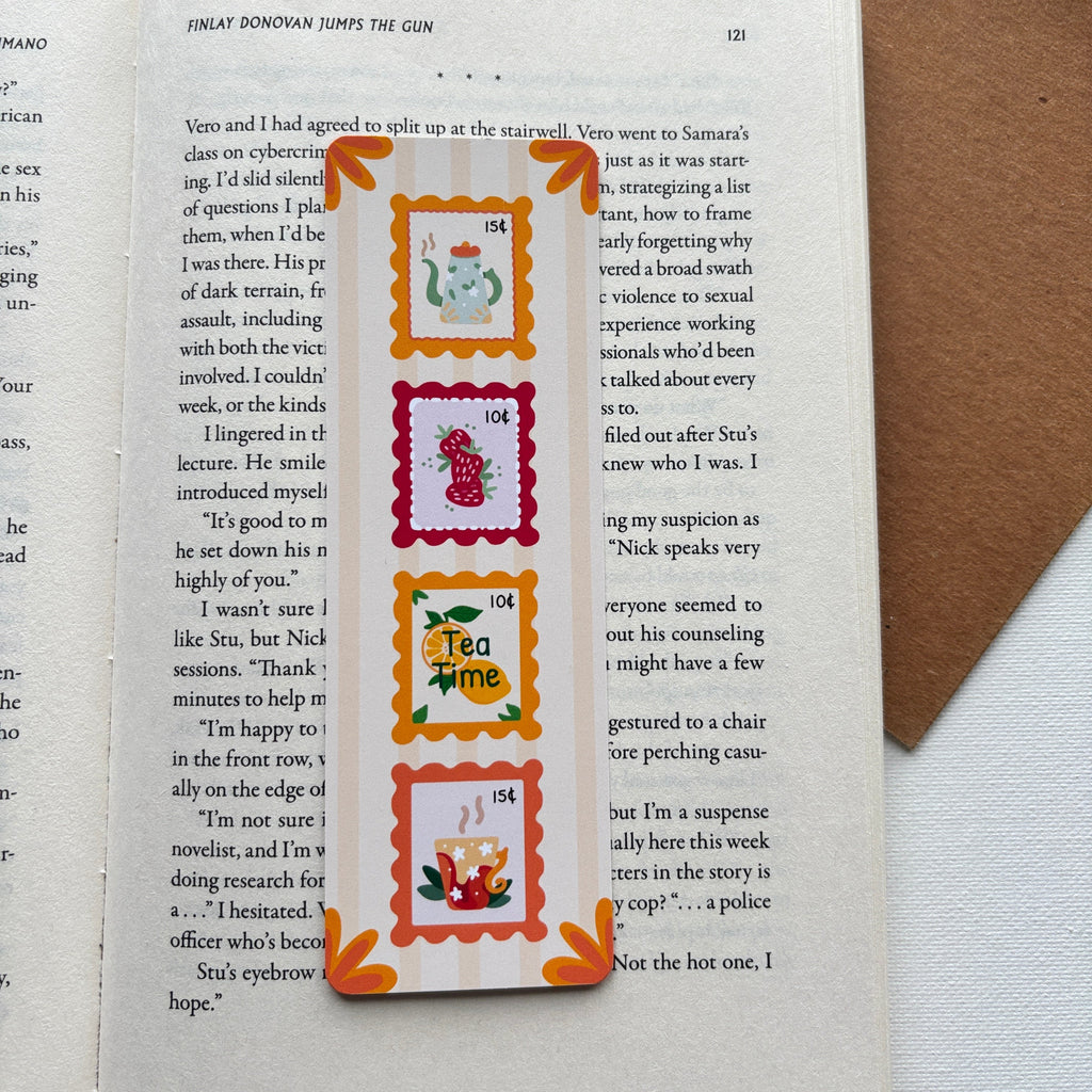 Spring Stamps Bookmark