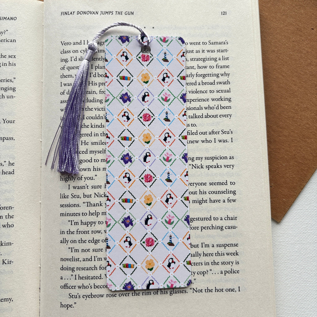 Puffins in Spring Bookmark