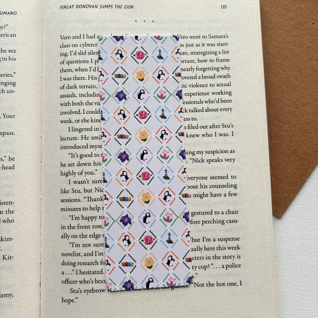 Puffins in Spring Bookmark