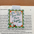 Just One More Chapter Stamp Magnetic Bookmark