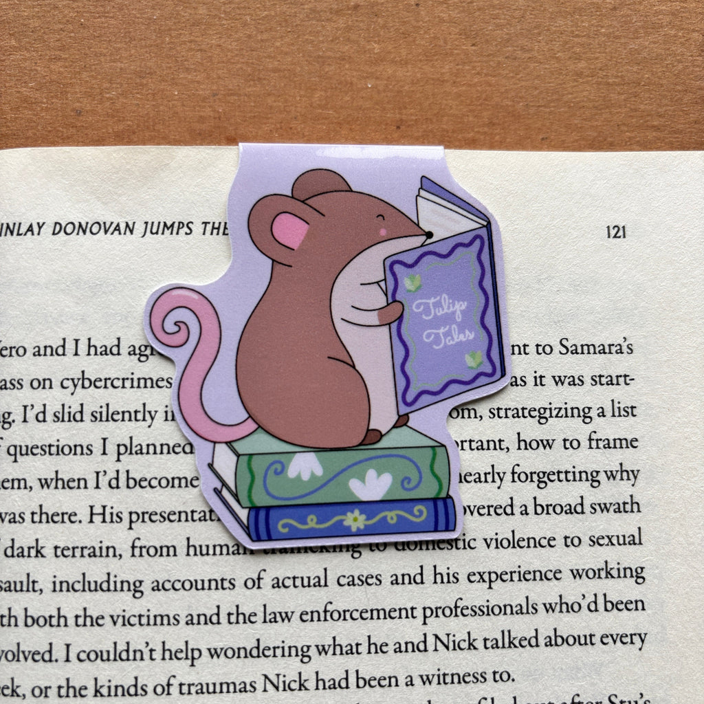 Mouse Reading Magnetic Bookmark
