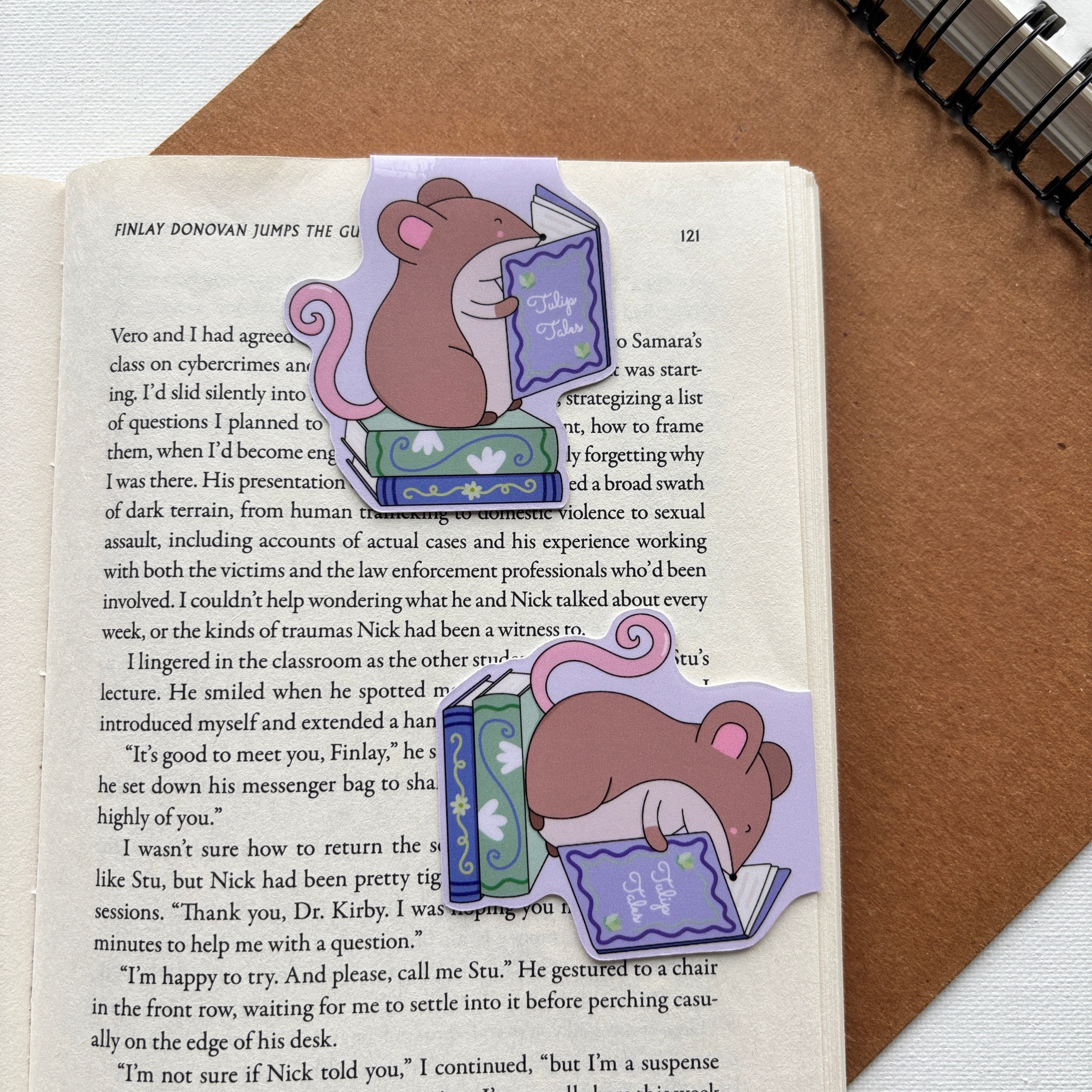 Mouse Reading Magnetic Bookmark
