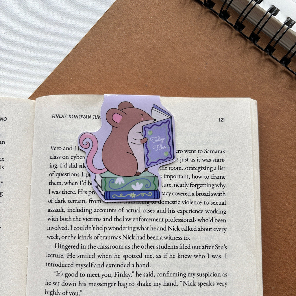 Mouse Reading Magnetic Bookmark