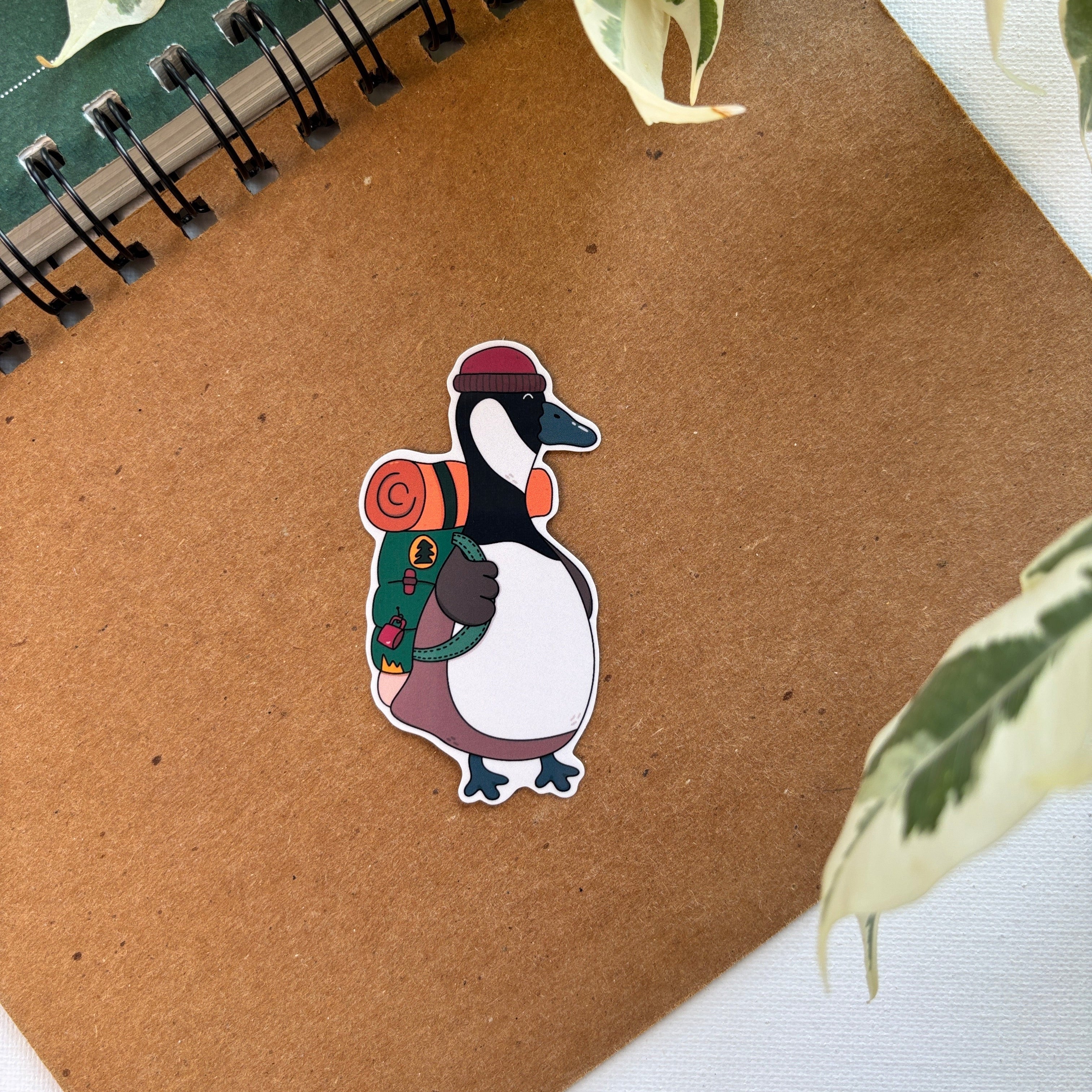 Canadian Goose Camping Vinyl Sticker