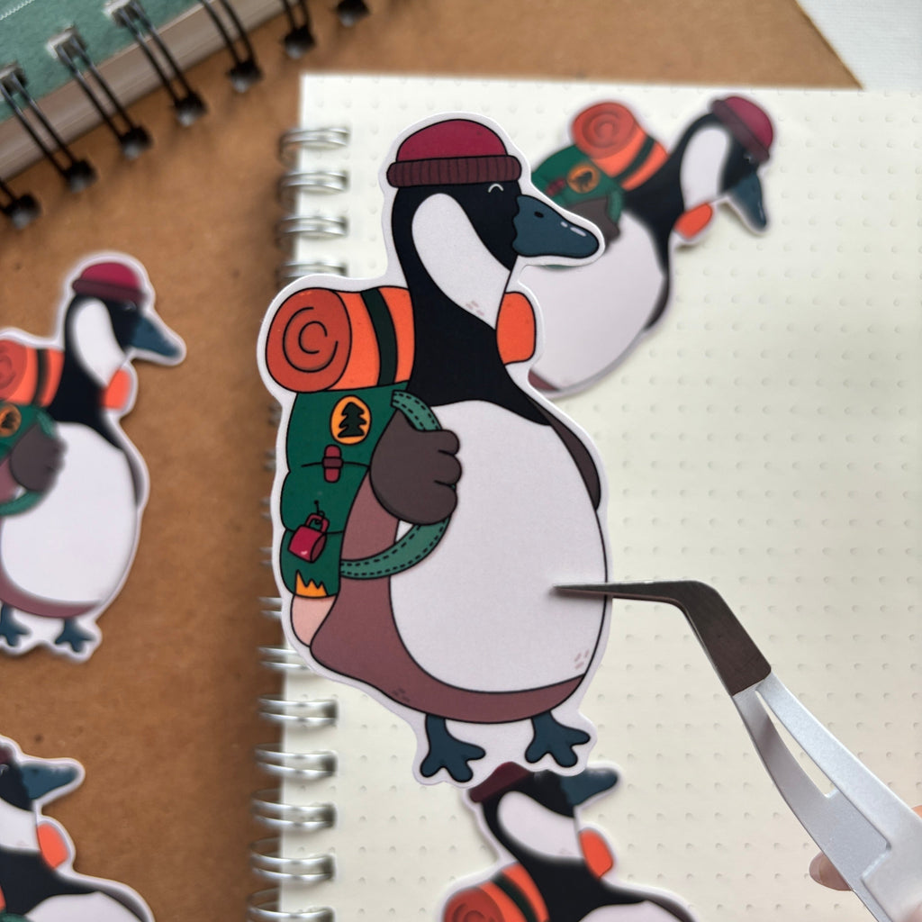 Canadian Goose Camping Vinyl Sticker