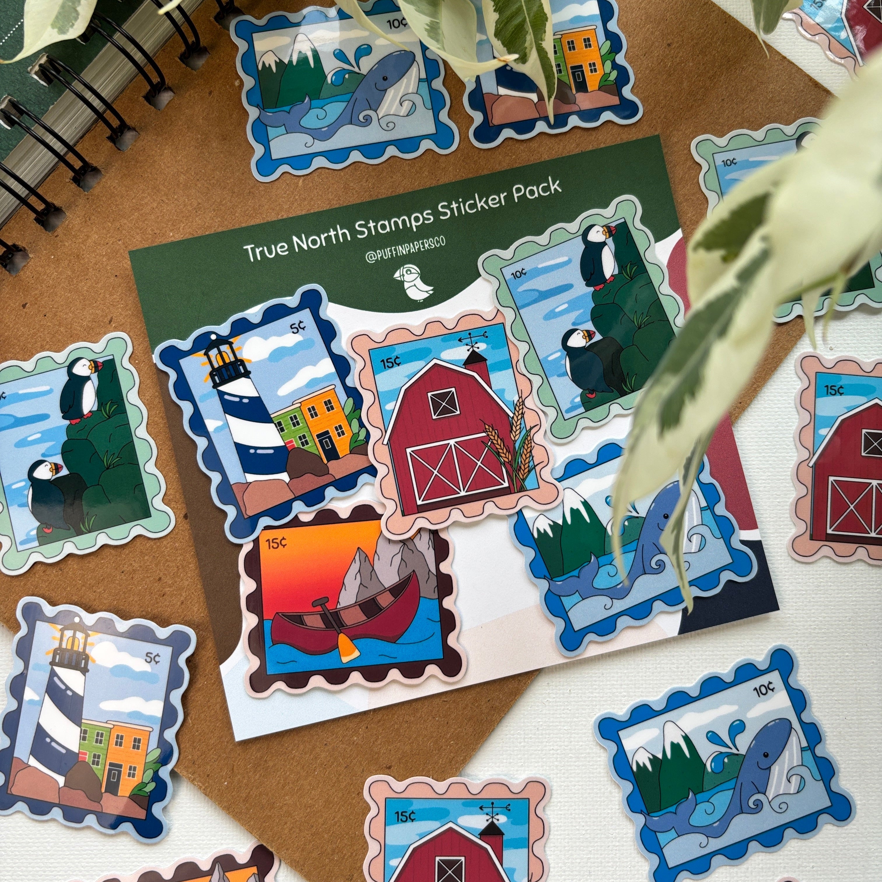 True North Stamps Sticker Pack