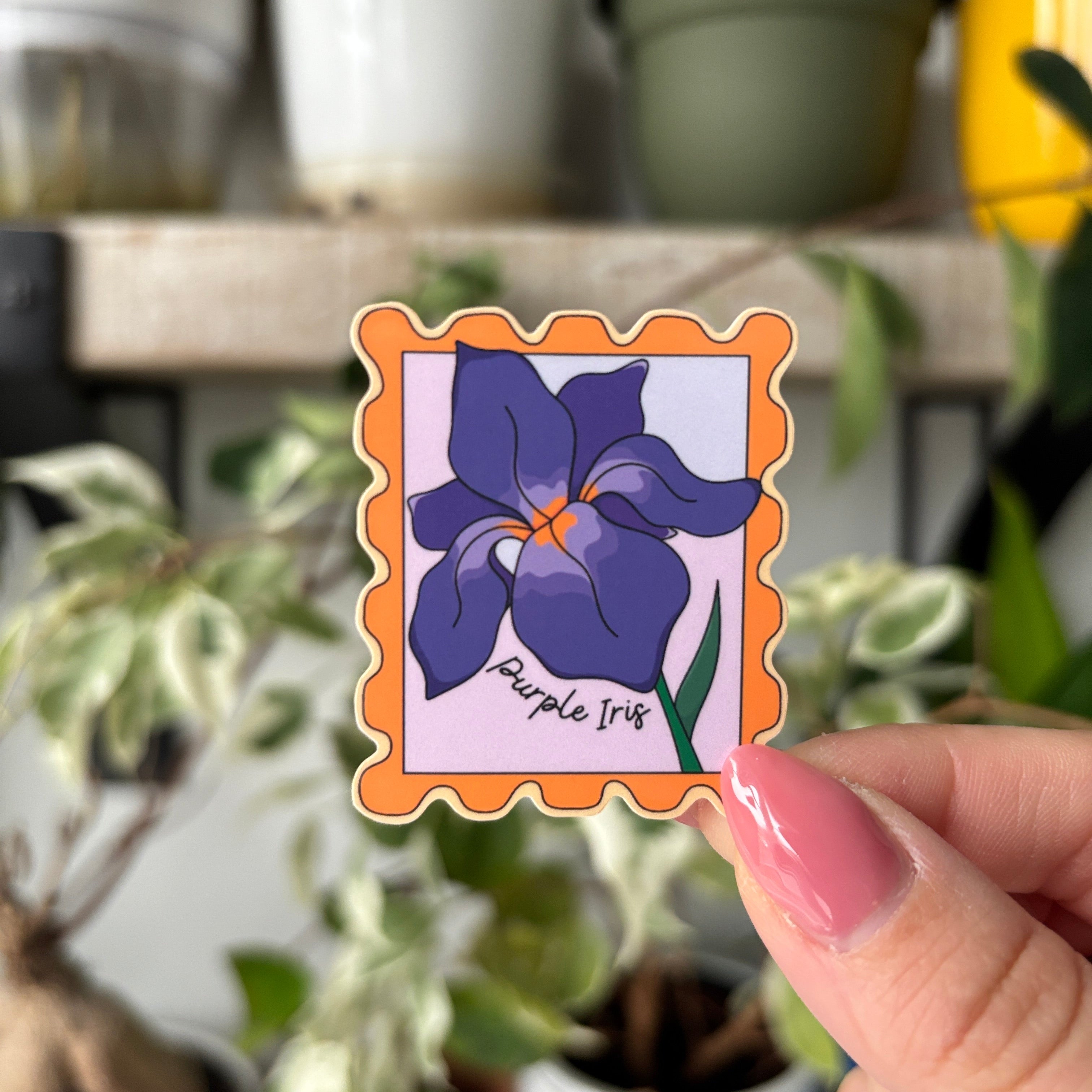 Coastal Flower Stamps Sticker Pack