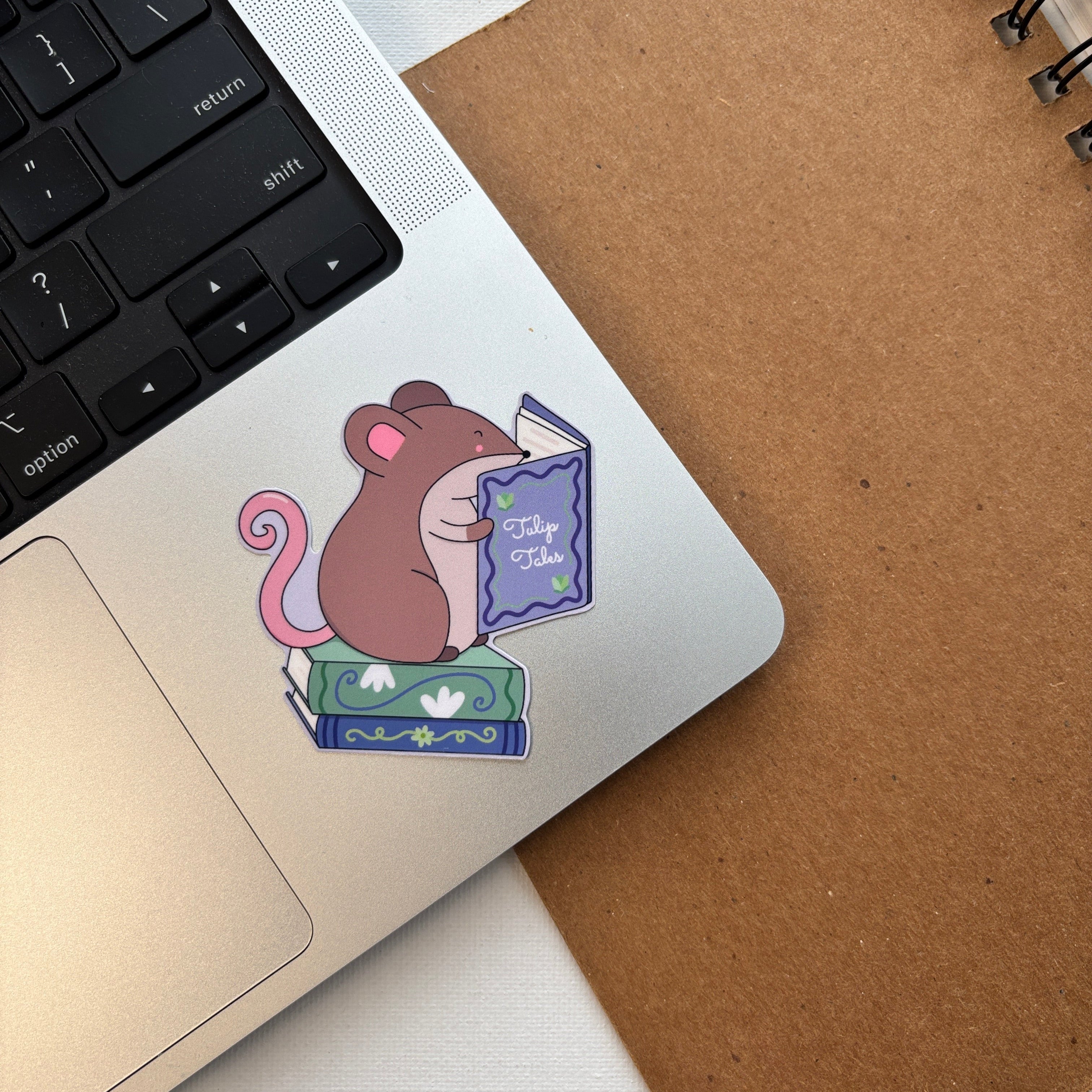 Cozy Mouse Reading